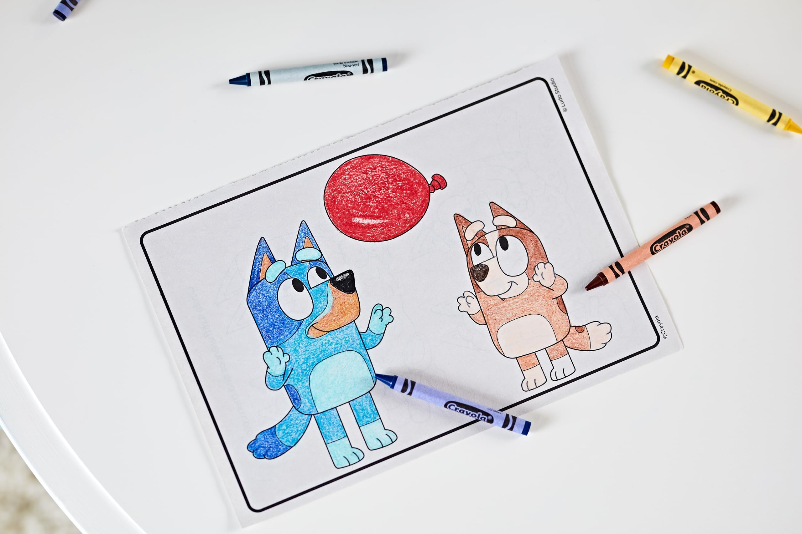 CRAYOLA Bluey Colouring Book - 96 Pages of Colouring Fun | Ages 3+ 5
