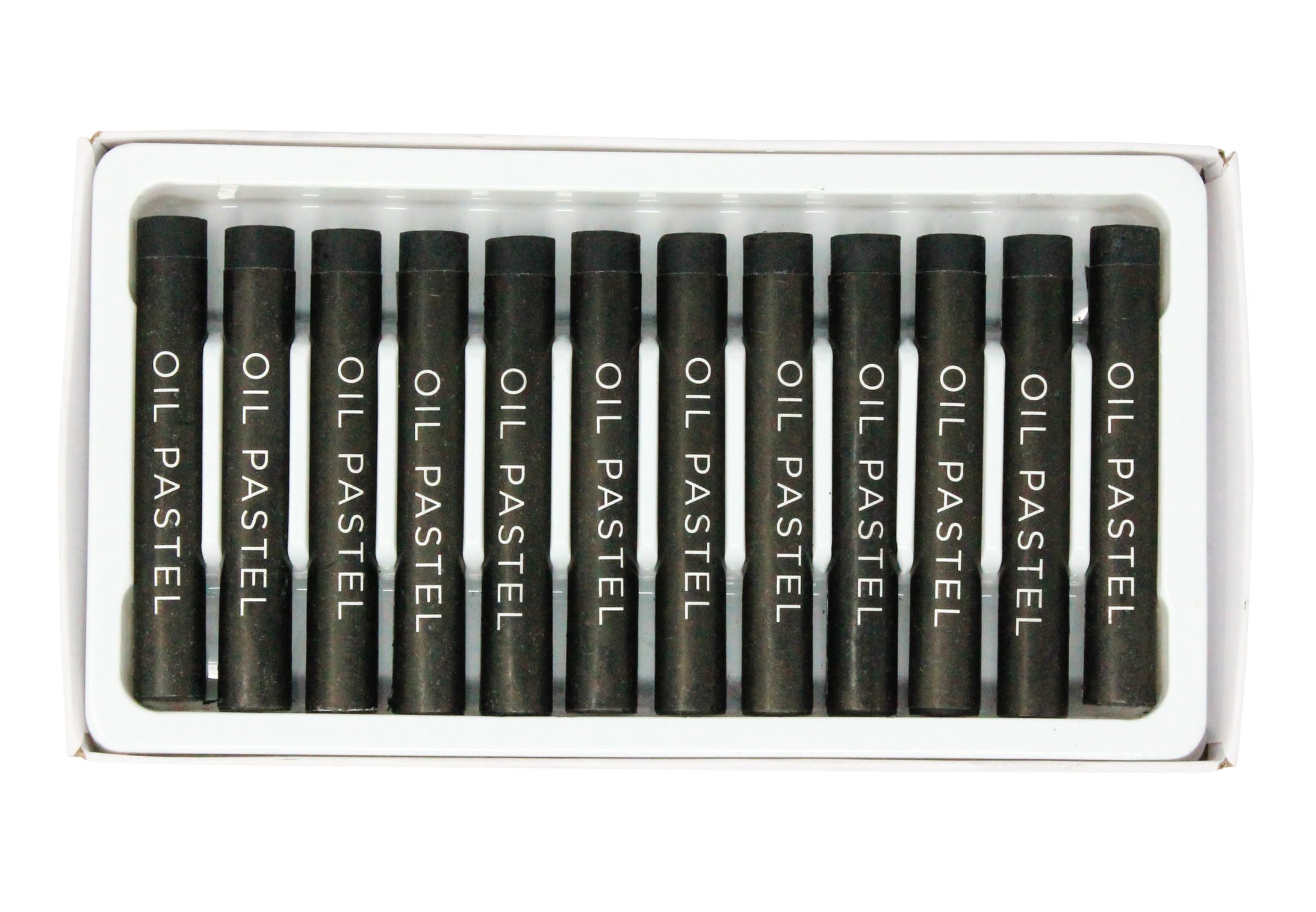 Bright Ideas Regular Oil Pastels - Black Color | Pack of 12 | Non-Toxic 2