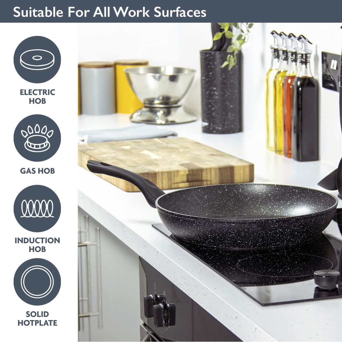 Blackmoor 67259 Classic 32cm Frying Pan | Non-Stick Coating | Cool Touch Handle | All Hobs Incl. Induction 4