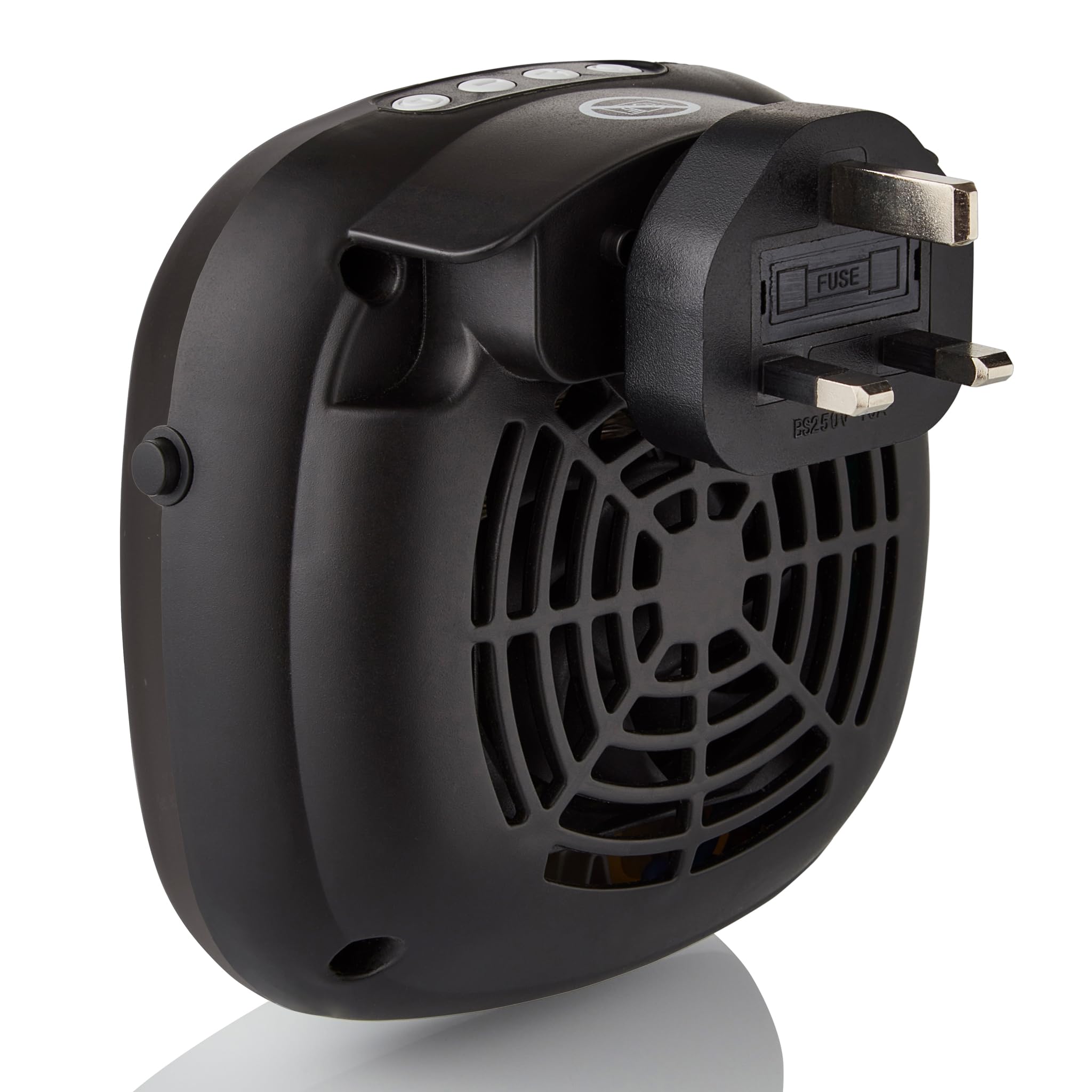 Swan SH27010N Plug-In Fan Heater - 700W, 12 Hr Timer, LED Display, Black 2