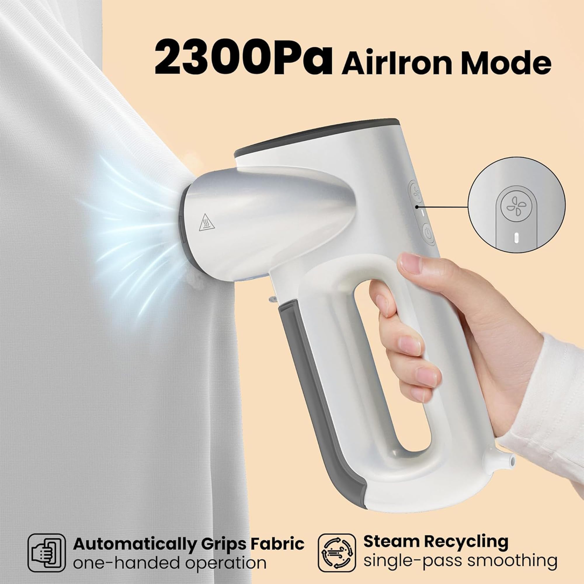 Neakasa Magic 1 Vacuum Garment Steamer - AirIron Technology | 2300Pa Suction | 30s Heat-Up 3