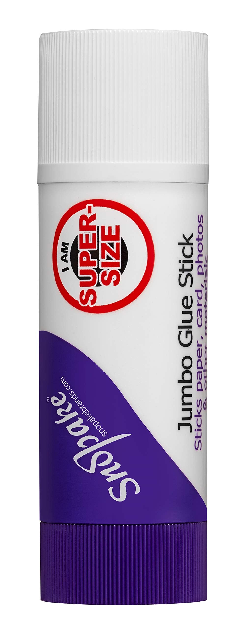 Snopake PVP Jumbo Glue Stick - 100g Solid White Glue for Paper & Fabric | Washable & Non-Toxic 1
