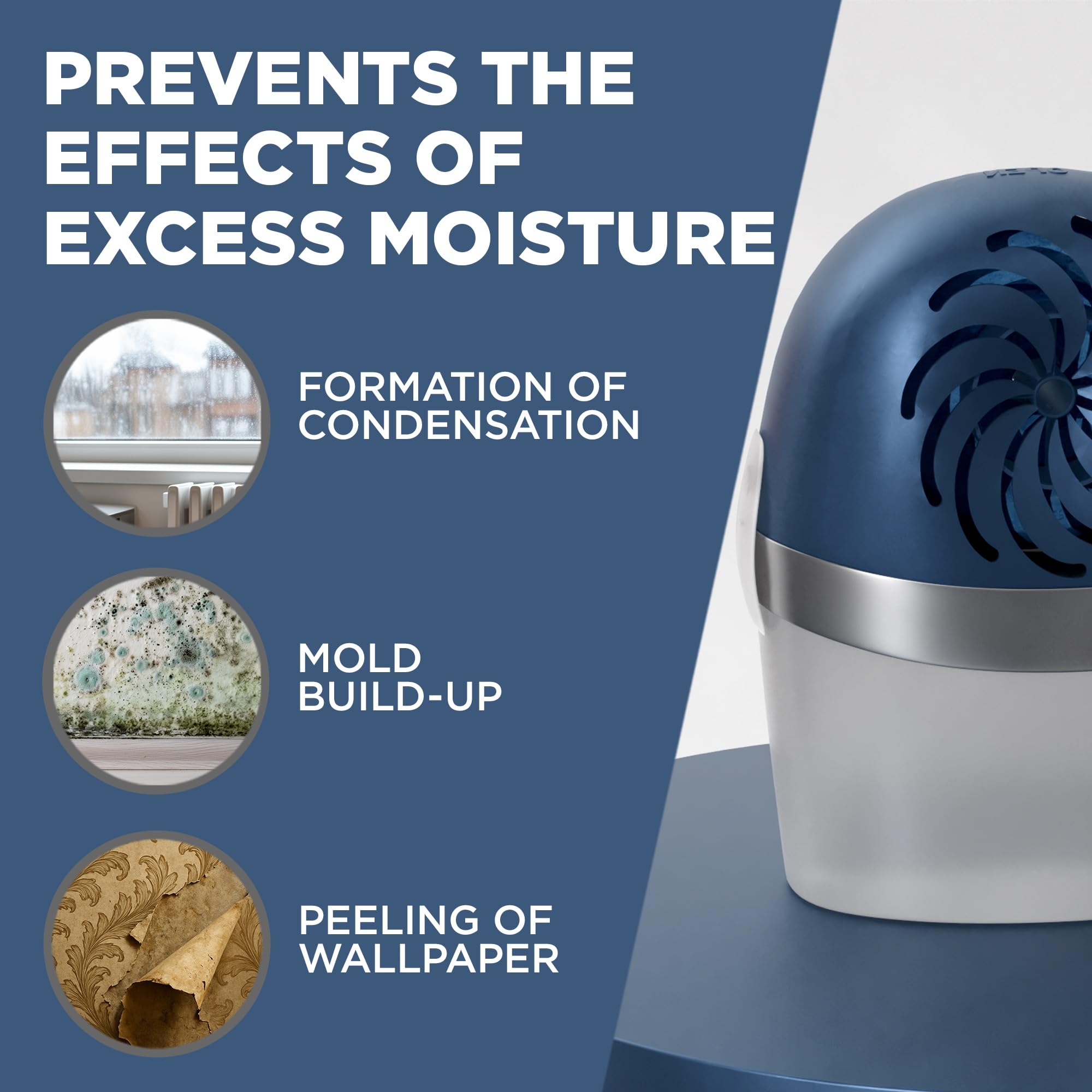 Unibond AERO 360º Lavender Humidity Absorber - Controls Moisture & Odours | Up to 20m² 5