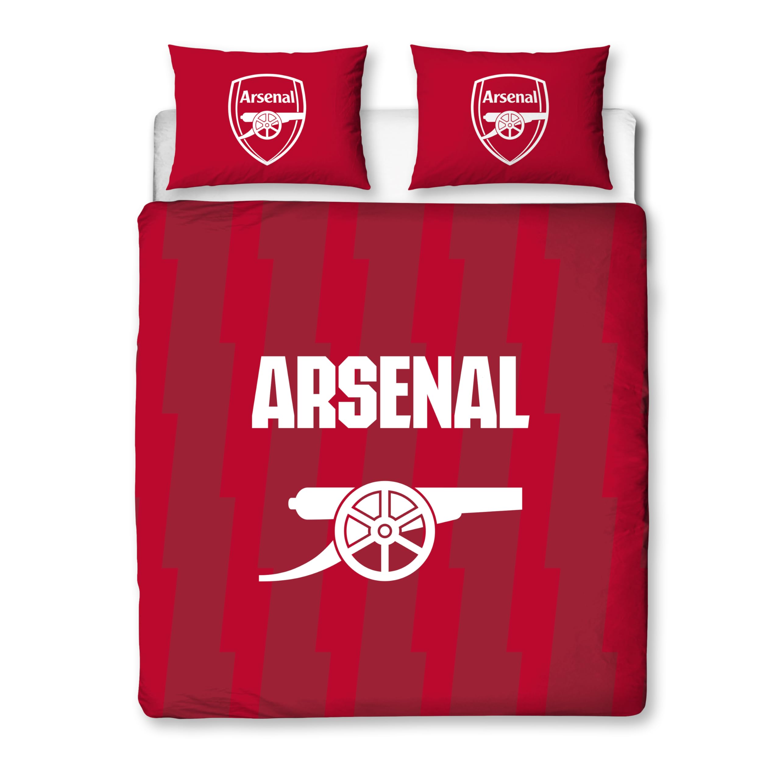 Character World Arsenal FC Official Double Duvet Cover Set | Reversible Red/White | Polycotton 3