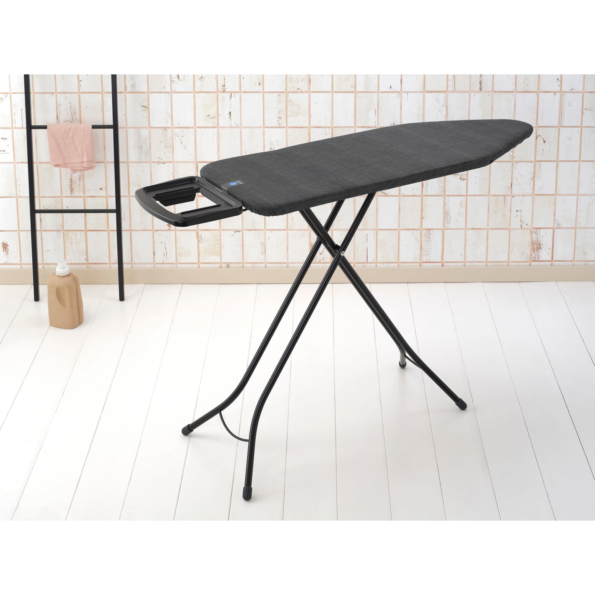 Brabantia Ironing Board C - XL 124 x 45 cm Space | Adjustable Height 75-98 cm | Denim Black 6