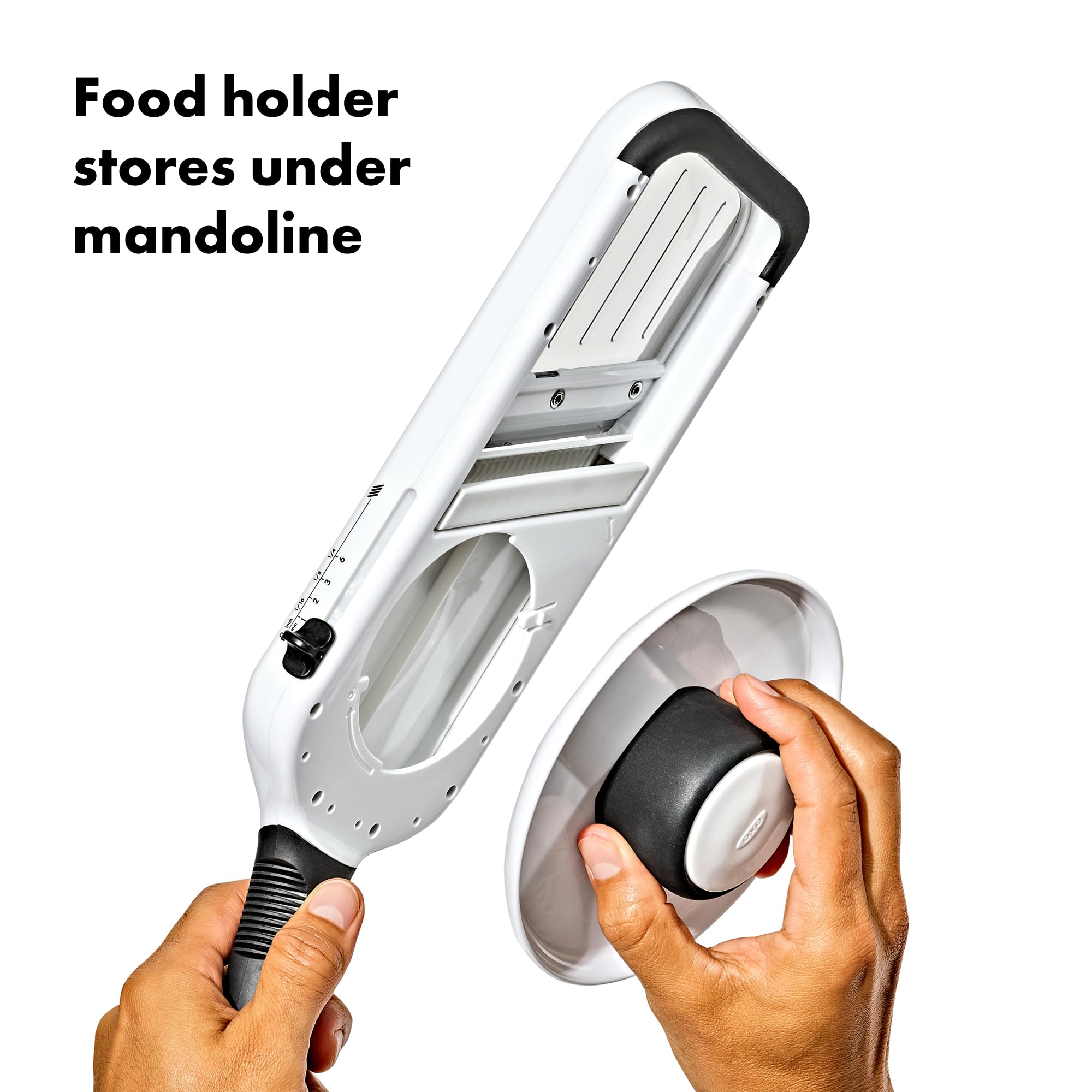 OXO Good Grips Precision Handheld Mandoline - 5 Adjustable Slicing Settings | Stainless Steel Blade 4