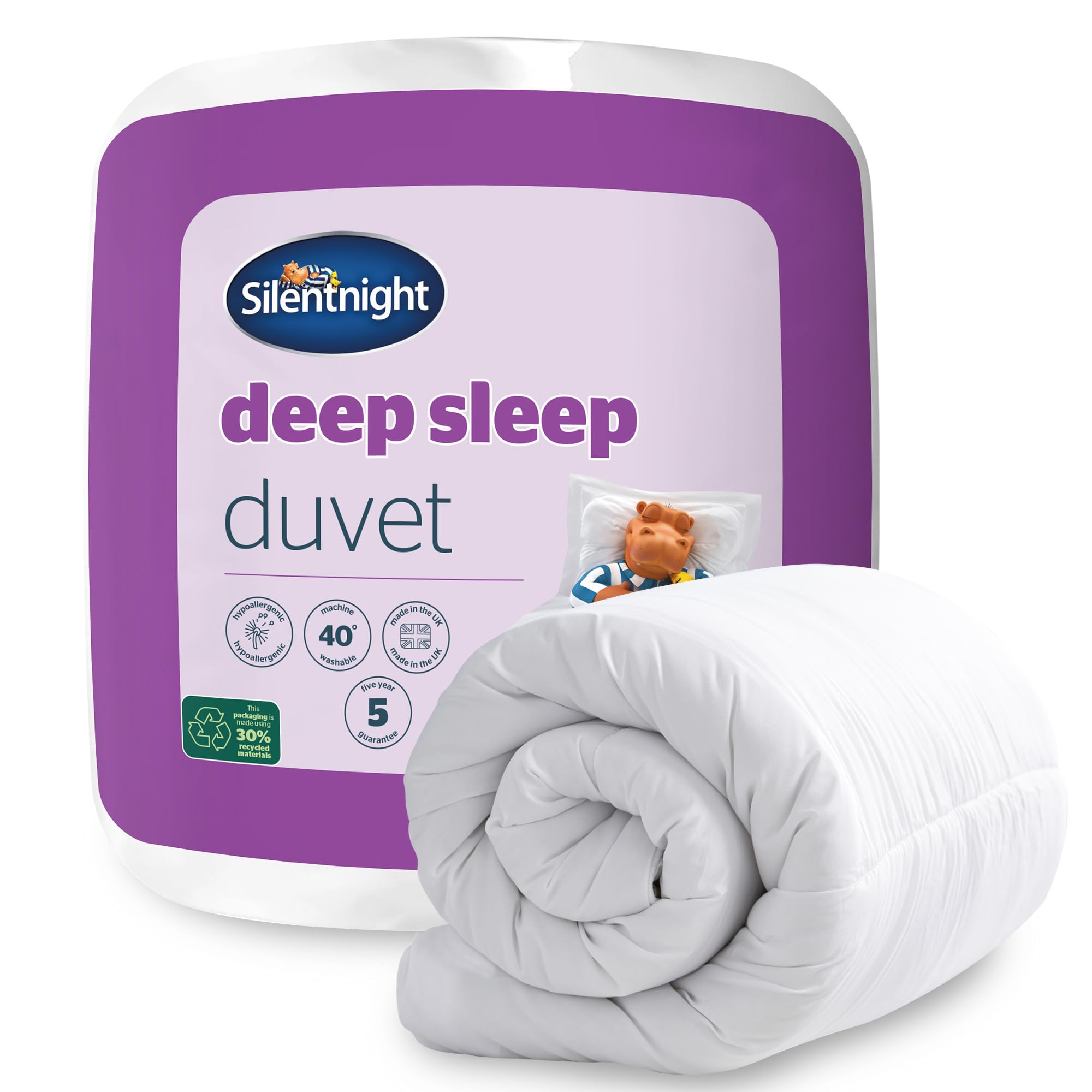 Silentnight Deep Sleep Duvet - 13.5 Tog Winter Warmth | King Size | Microfibre