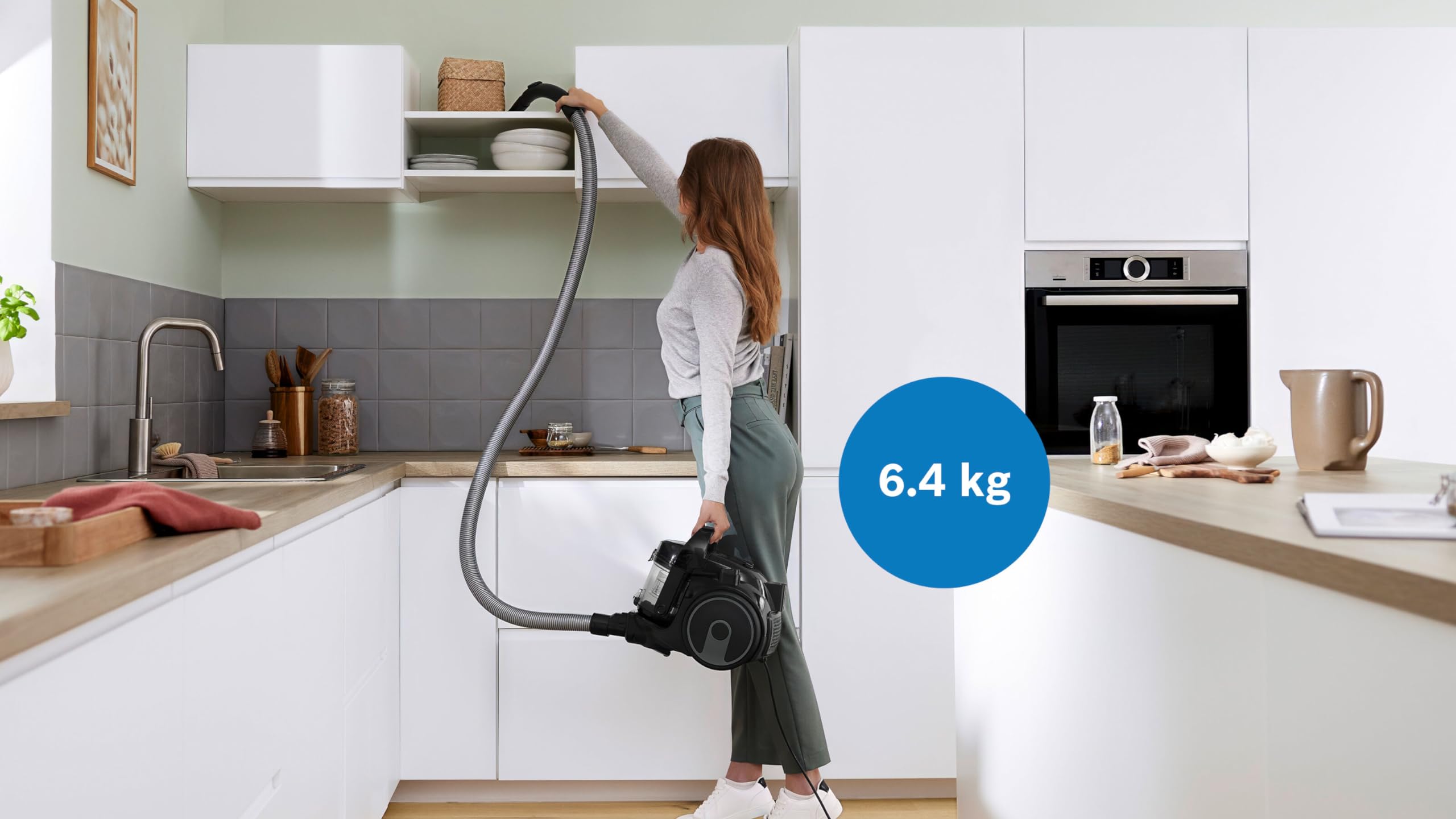 Bosch Series 2 BGS05BA2GB Bagless Cylinder Vacuum Cleaner - 700W Power | 1.5L Capacity | Lightweight 6.4kg 3