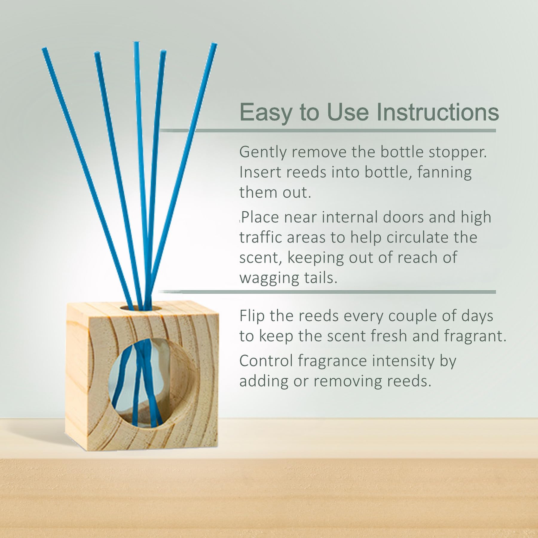 CRISTALINAS Pet Odour Eliminating Reed Diffuser - Fresh Air Scent | 30ml 4