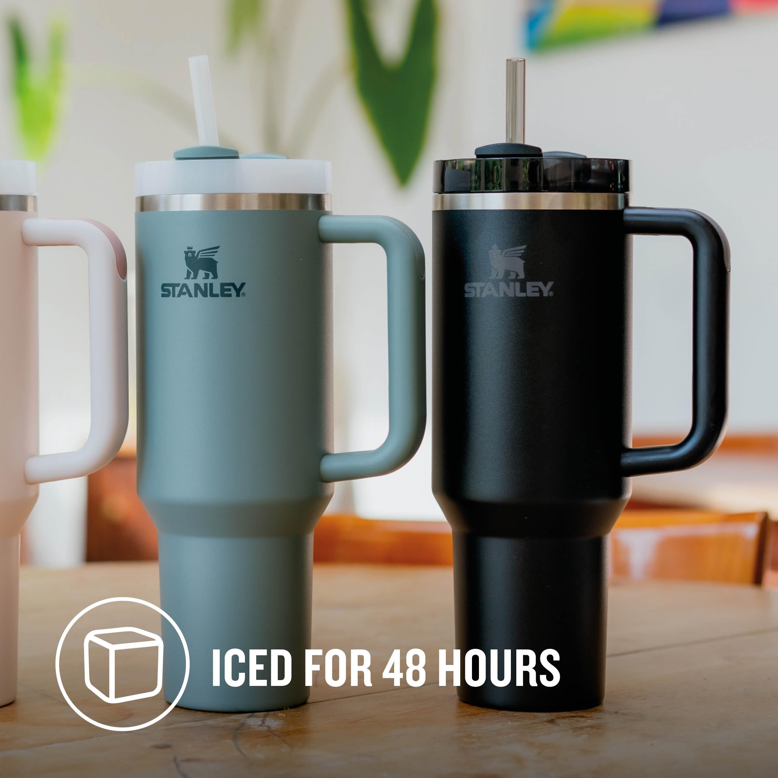 STANLEY 1913 Quencher H2.0 Flowstate Tumbler 1.2L - Cold 11 Hrs, Iced 48 Hrs | Black Tonal 4