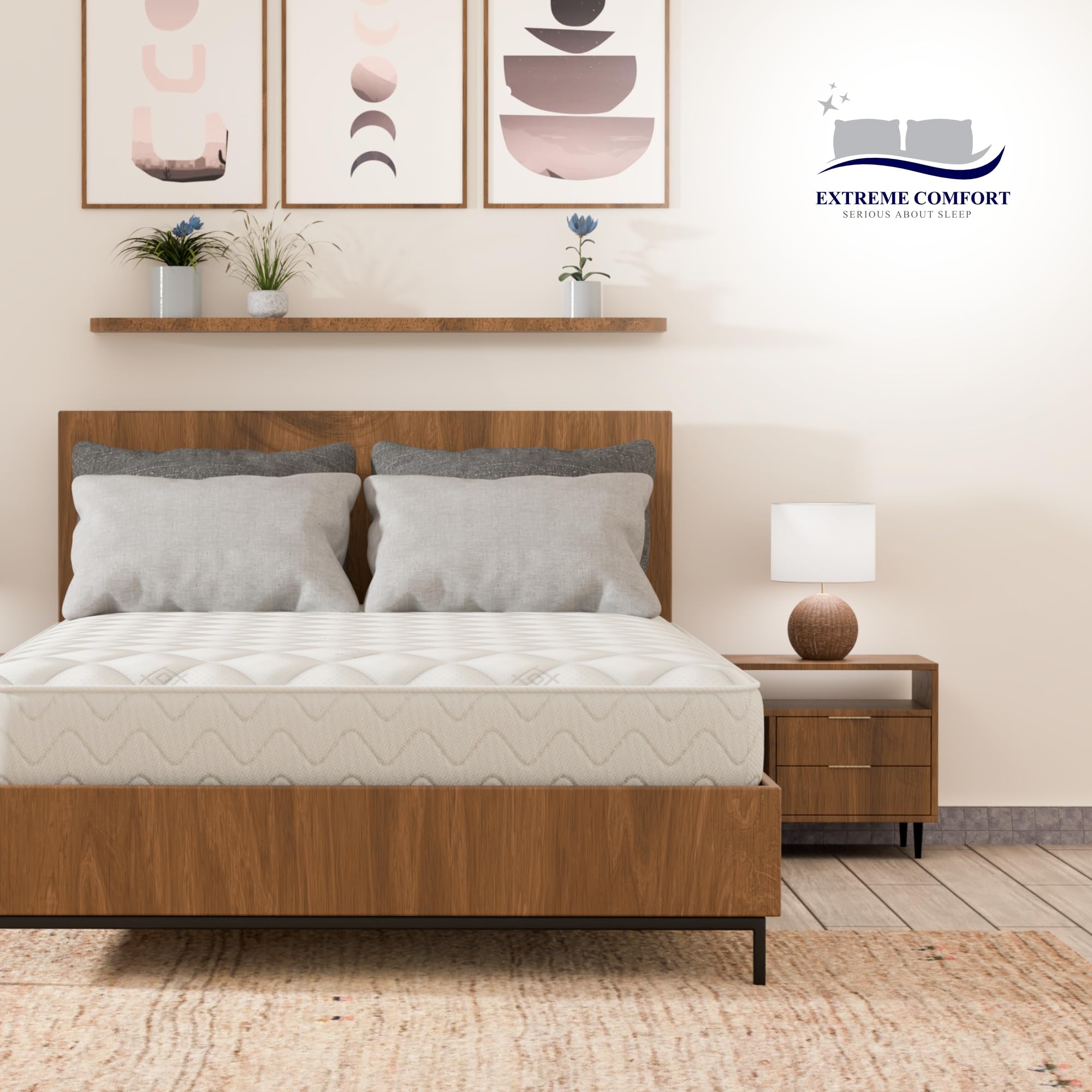 eXtreme comfort ltd Flame Essentials Single Mattress - Foam Free Bonnell Spring | 90 x 190cm | 18cm Deep 2