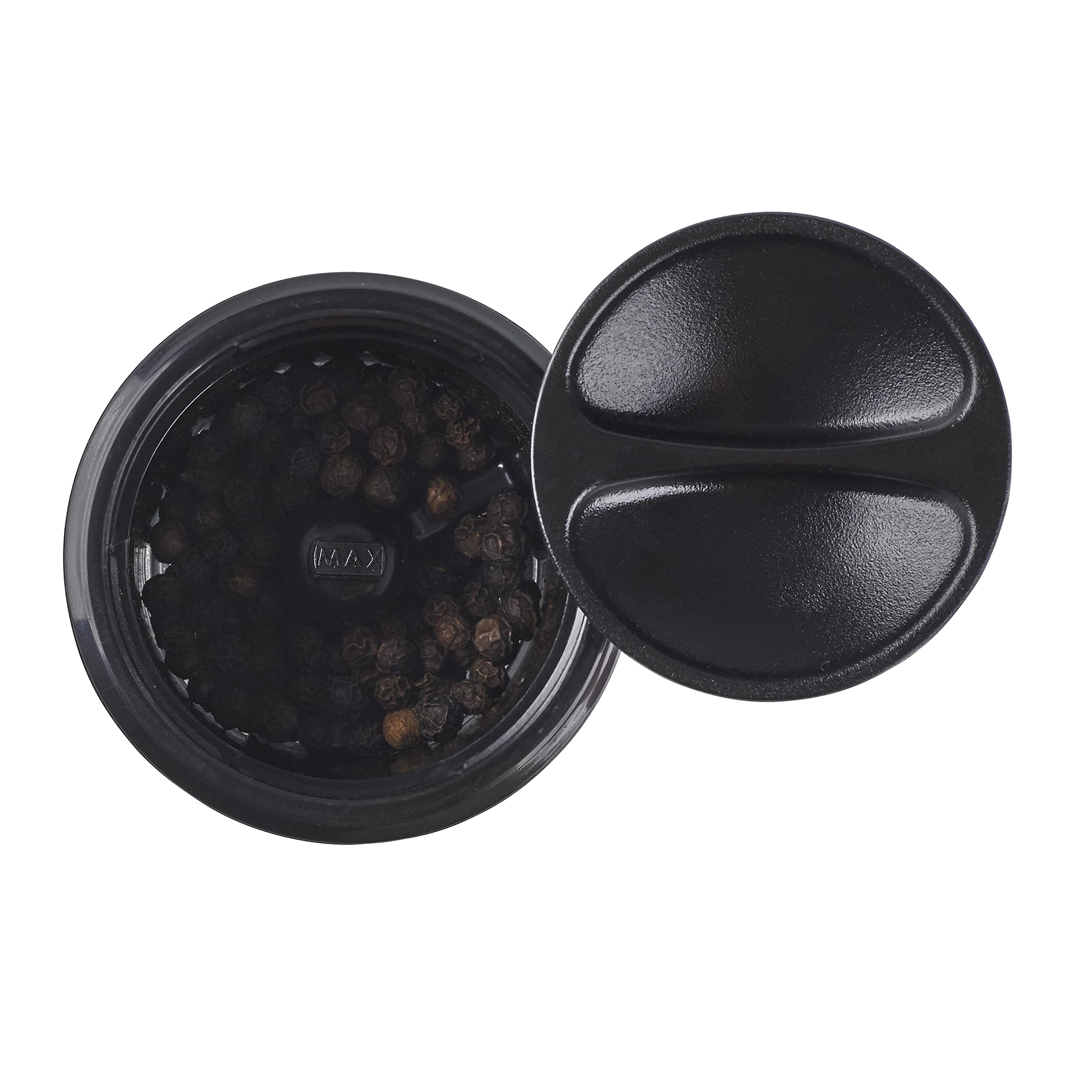 Cole & Mason H306498 Harrogate Black Gift Set | 154mm | ABS Plastic & Ceramic Grinders | Mess Free 6