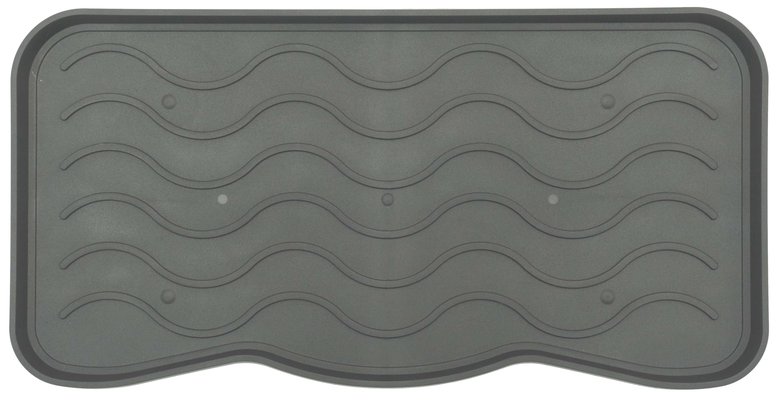 Nicoman Plastic Boot Tray - Durable, Non-Slip, Multipurpose Storage | 750x390mm | Plain Black