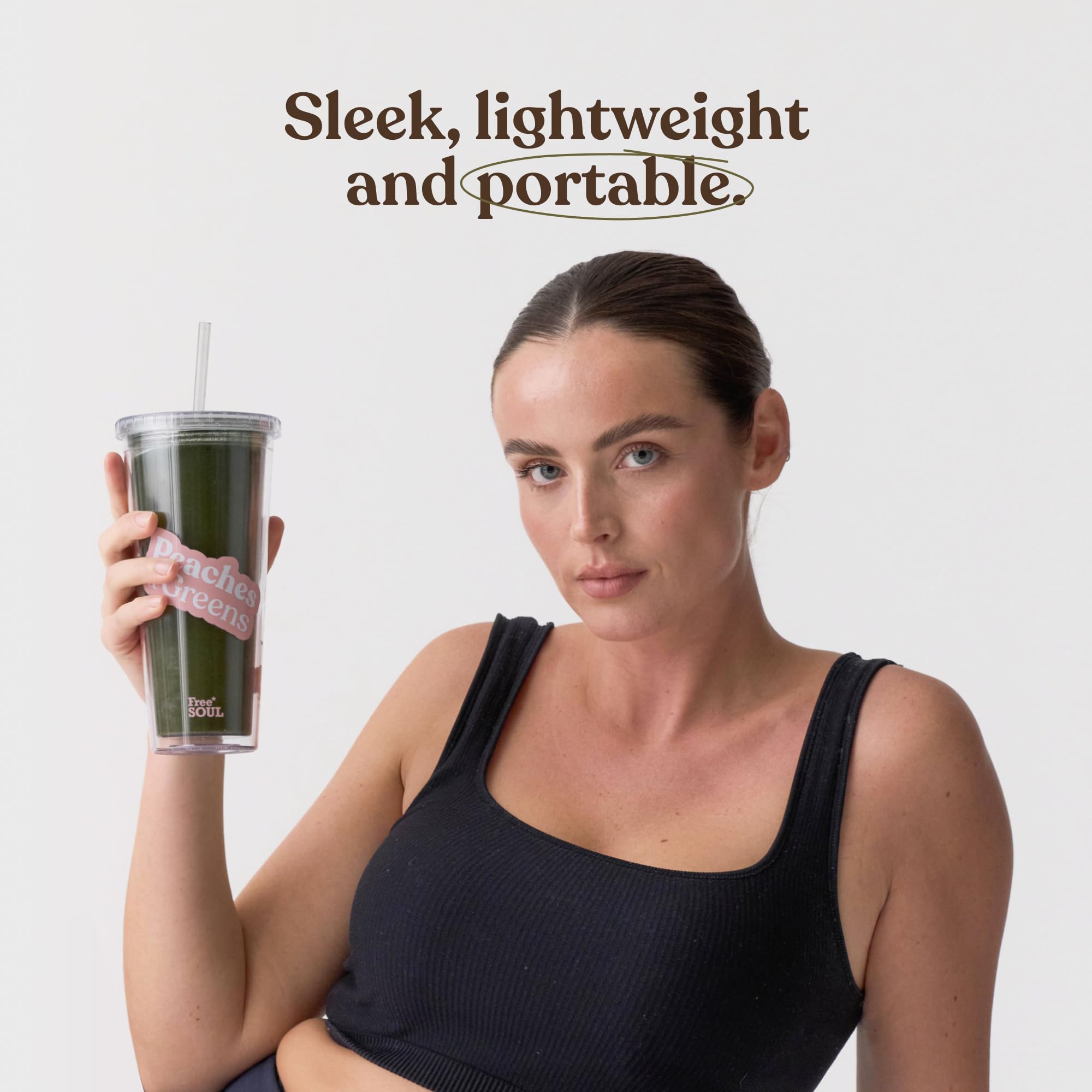 Free Soul Portable Tumbler - 750ml Capacity | Leak Proof | Includes Straw 7