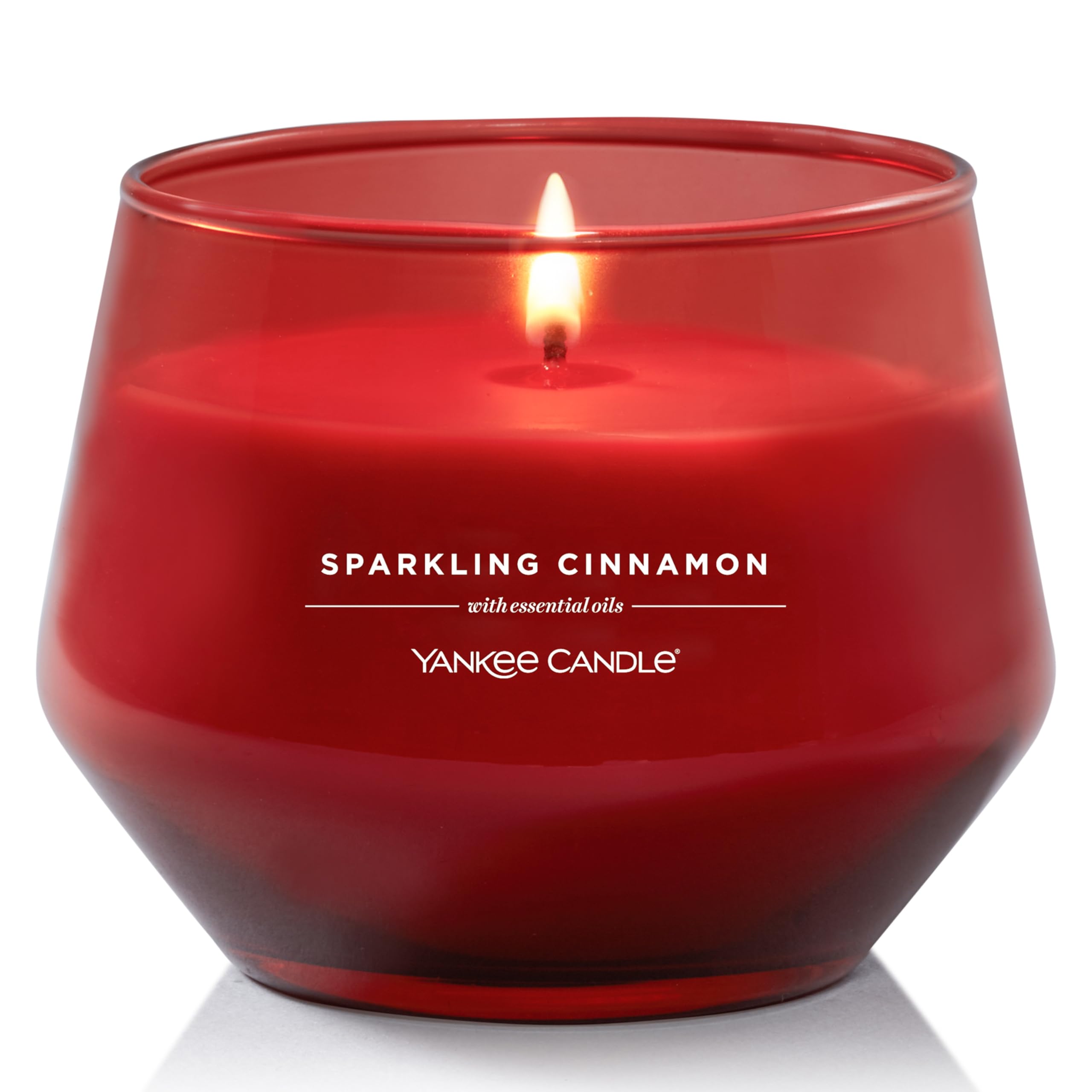 Yankee Candle Studio Scented Candle - Sparkling Cinnamon | 35-50 Hour Burn Time | 284g 1
