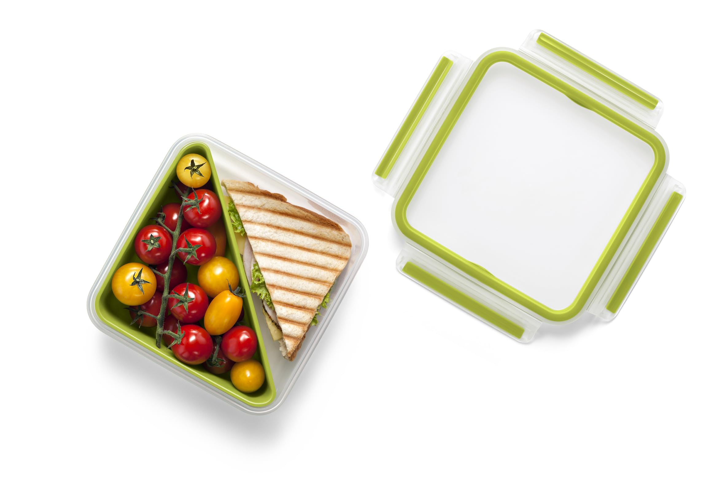 Tefal Master Seal to Go Sandwich Box - 0.85L Square Food Storage | Leak-Proof, Microwave Safe 6