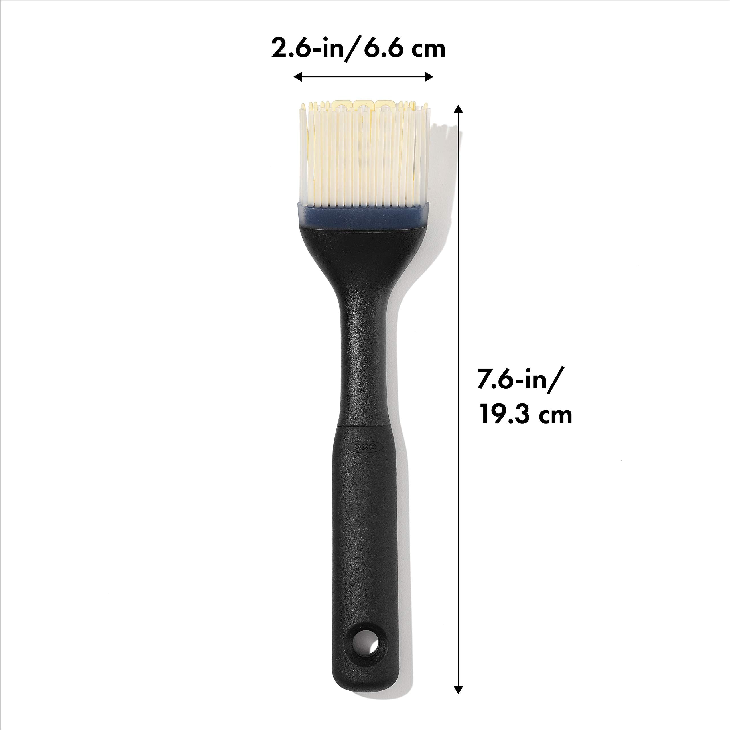 OXO Good Grips Silicone Pastry Brush - Heat Resistant to 315°C | Dishwasher Safe | Multicolor 6