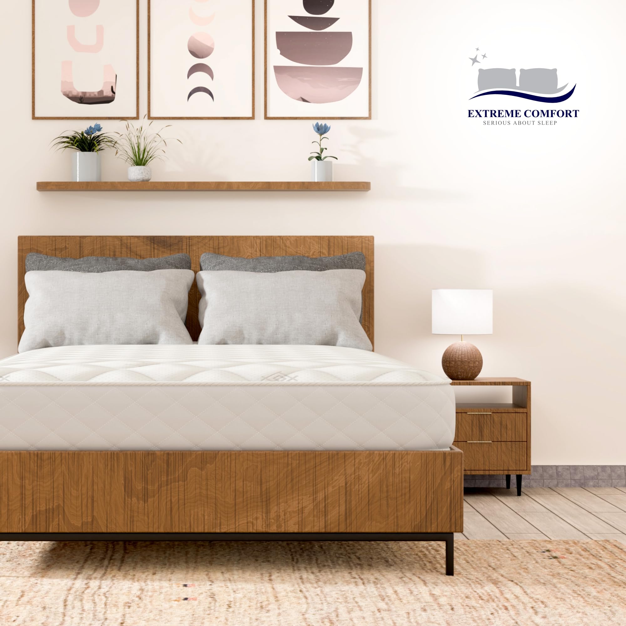 eXtreme comfort ltd Cooltouch Diamond Essential Single Mattress - Foam Free | Bonnell Spring | 18cm Depth 2