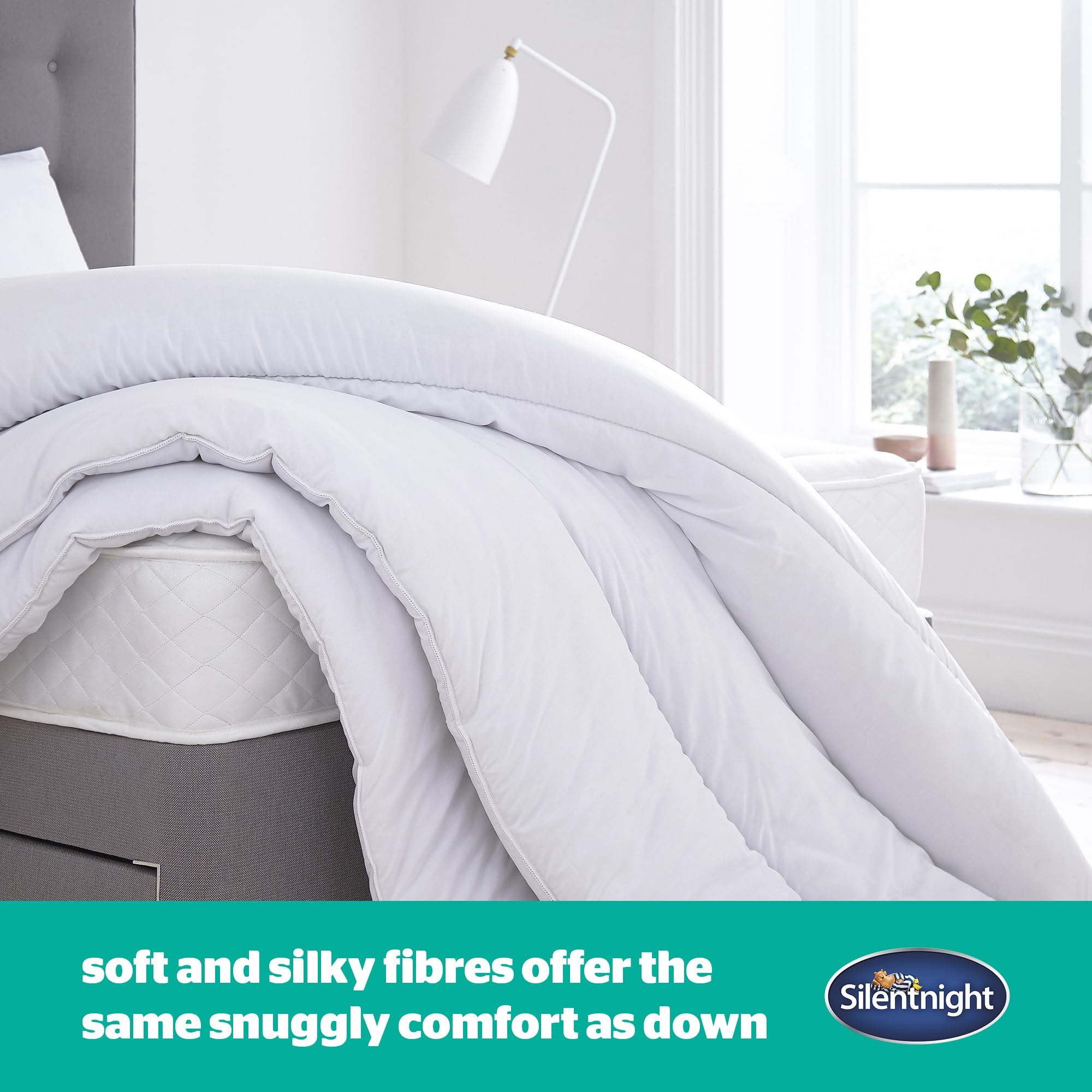 Silentnight Just Like Down Double Duvet - 13.5 Tog Winter Warmth | Hypoallergenic | Made in UK 2