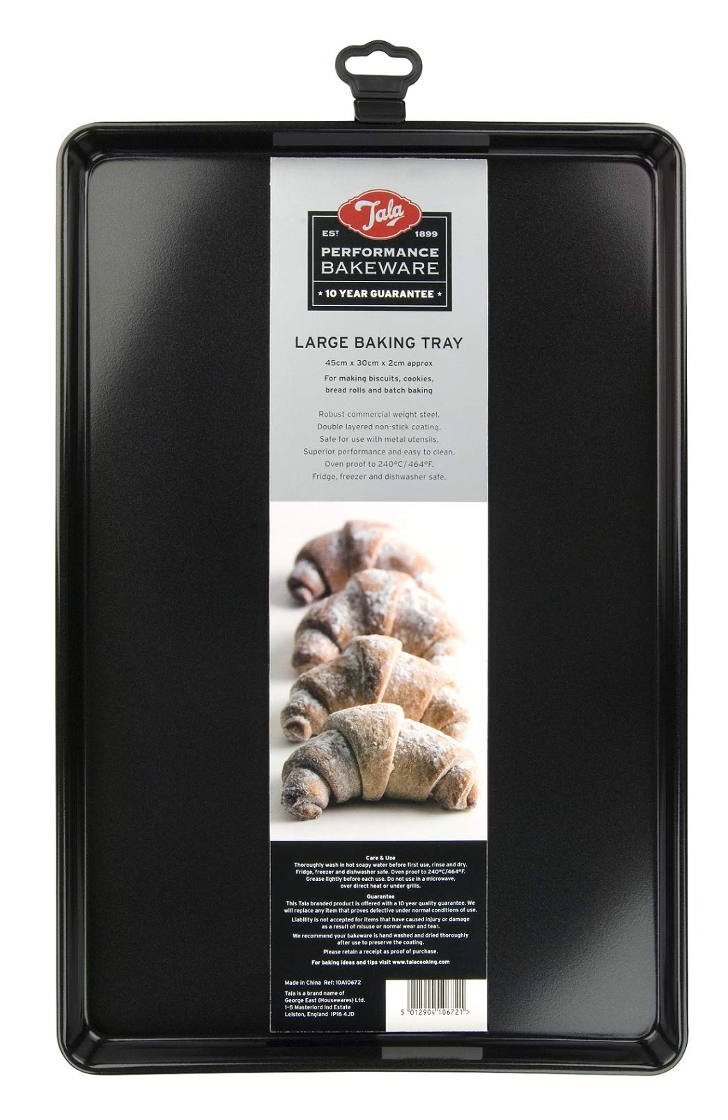 Tala Performance Carbon Steel Baking Tray - Professional Gauge, Eclipse Non-Stick | 44.5x29.9 cm 1