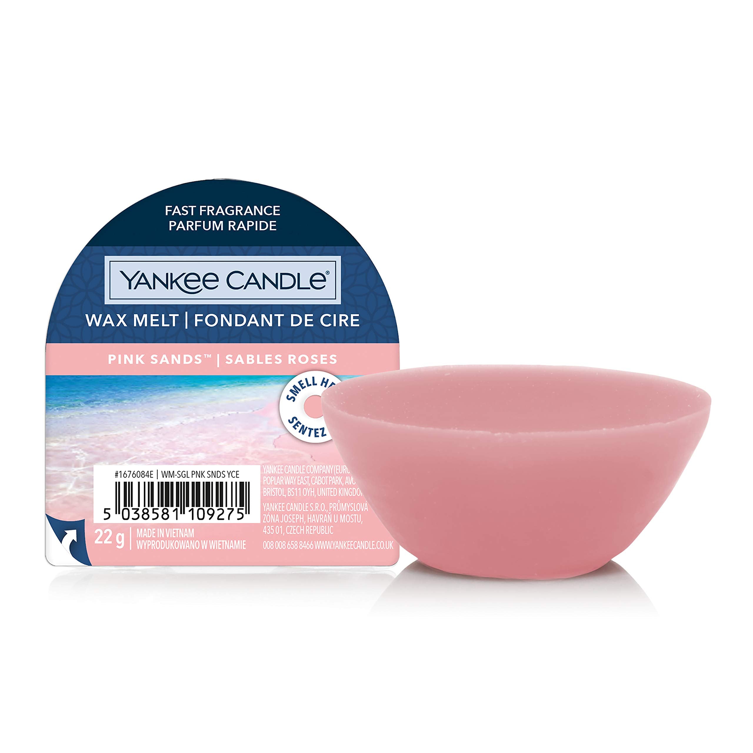 Yankee Candle Wax Melts - Pink Sands Scent | Up to 8 Hours Fragrance | 1 Count 1