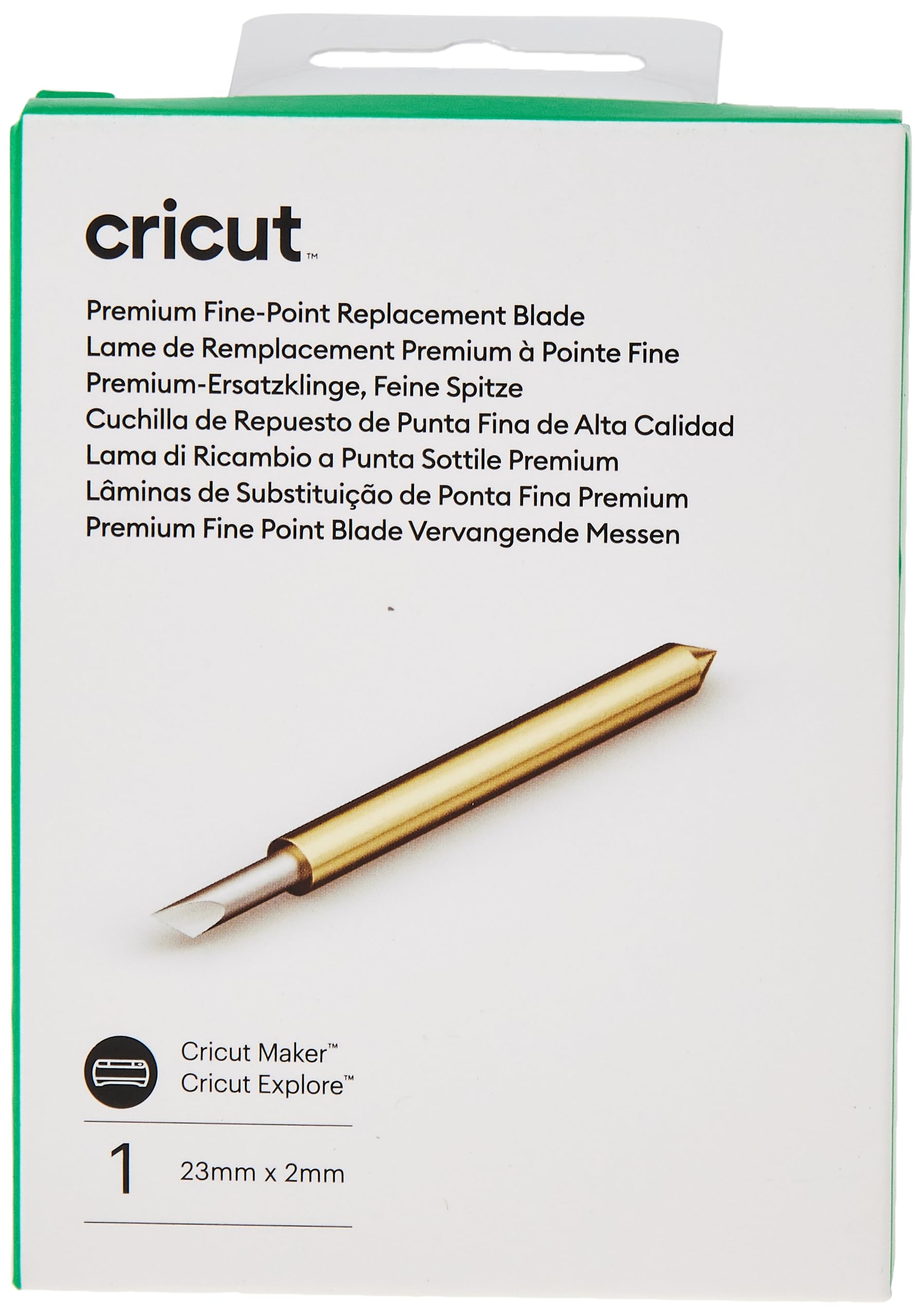 Cricut 2007300 Premium Fine-Point Blade - Resists Wear & Breakage | For Maker & Explore Machines 3