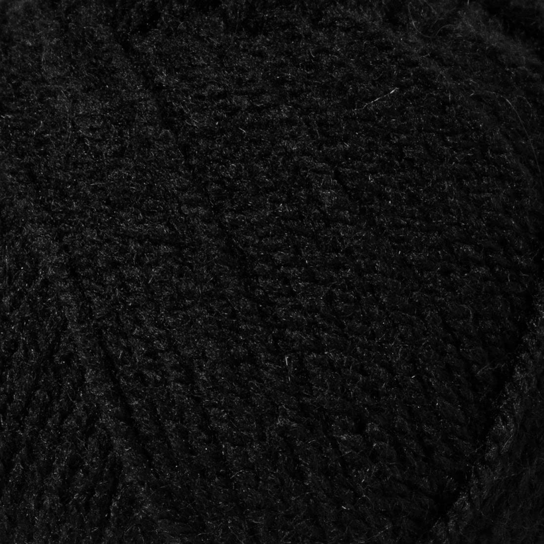 Utopia Crafts DK Double Knitting Yarn - 100% Acrylic, Black | 5 x 100g Balls (1500m Total) 3