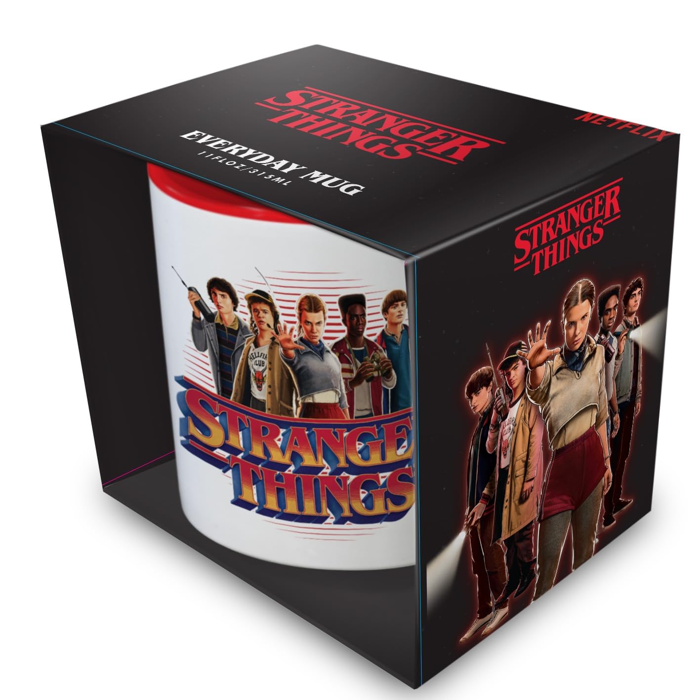 Pyramid International Stranger Things Cast Red Pod Mug - 11oz Ceramic | Microwave Safe 1