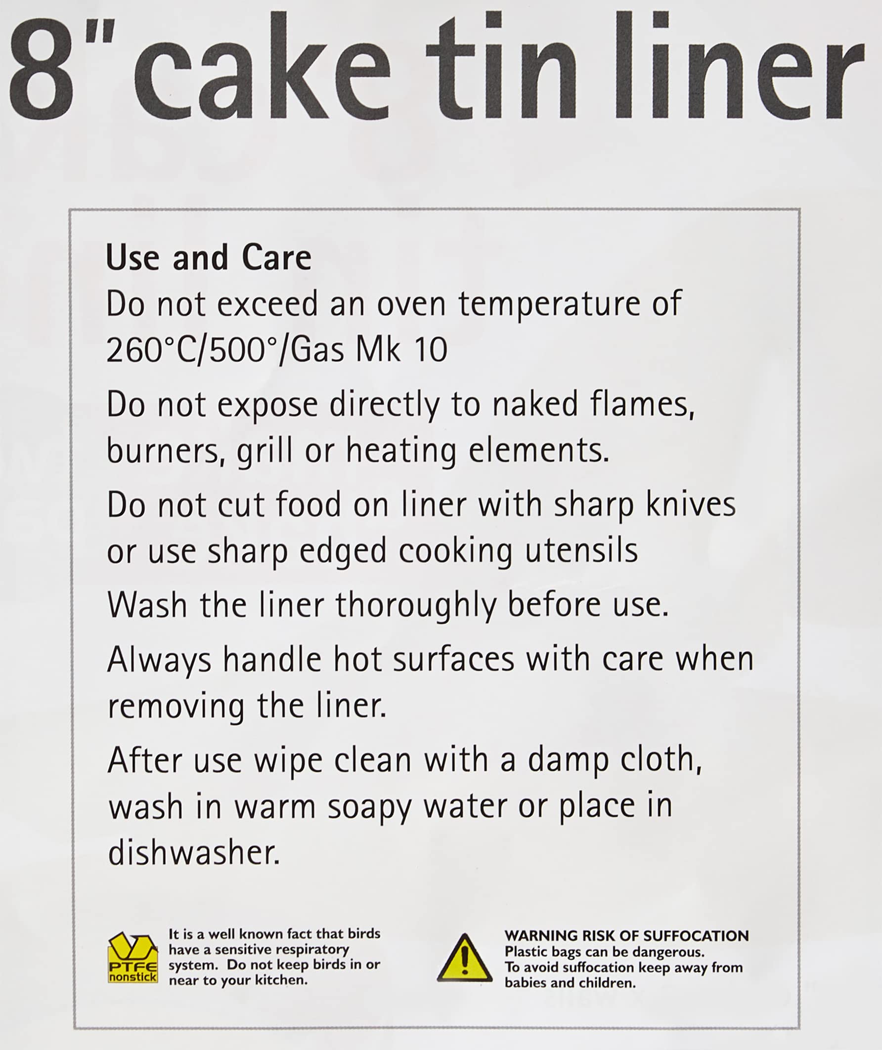 Toastabags Reusable Non-Stick Cake Tin Liners 8-Inch (2 Pack) | Gold | Acrylic 4