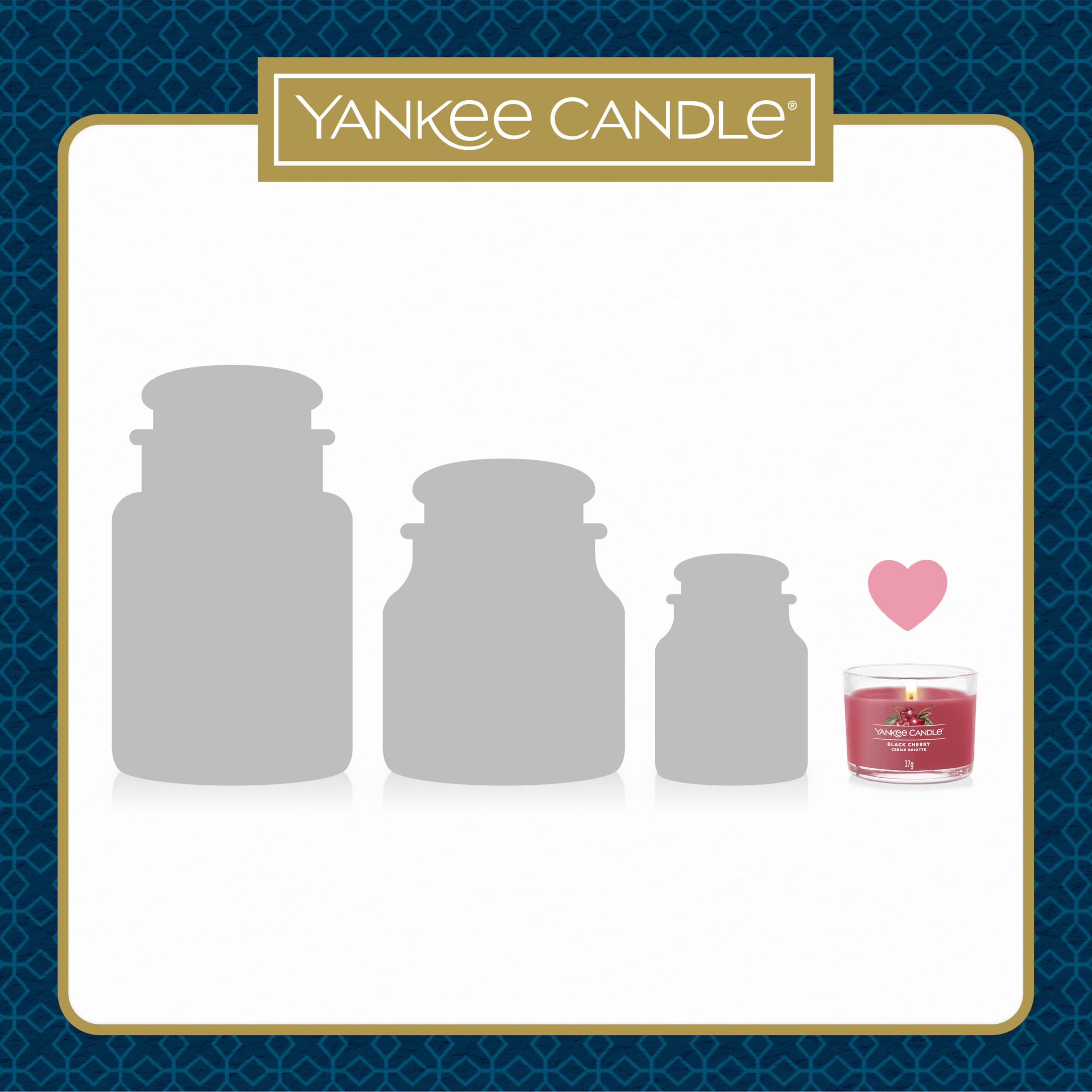 Yankee Candle Votive Candles Gift Set - 6 Scents including Black Cherry & Pink Sands | Soy Blend Wax 4
