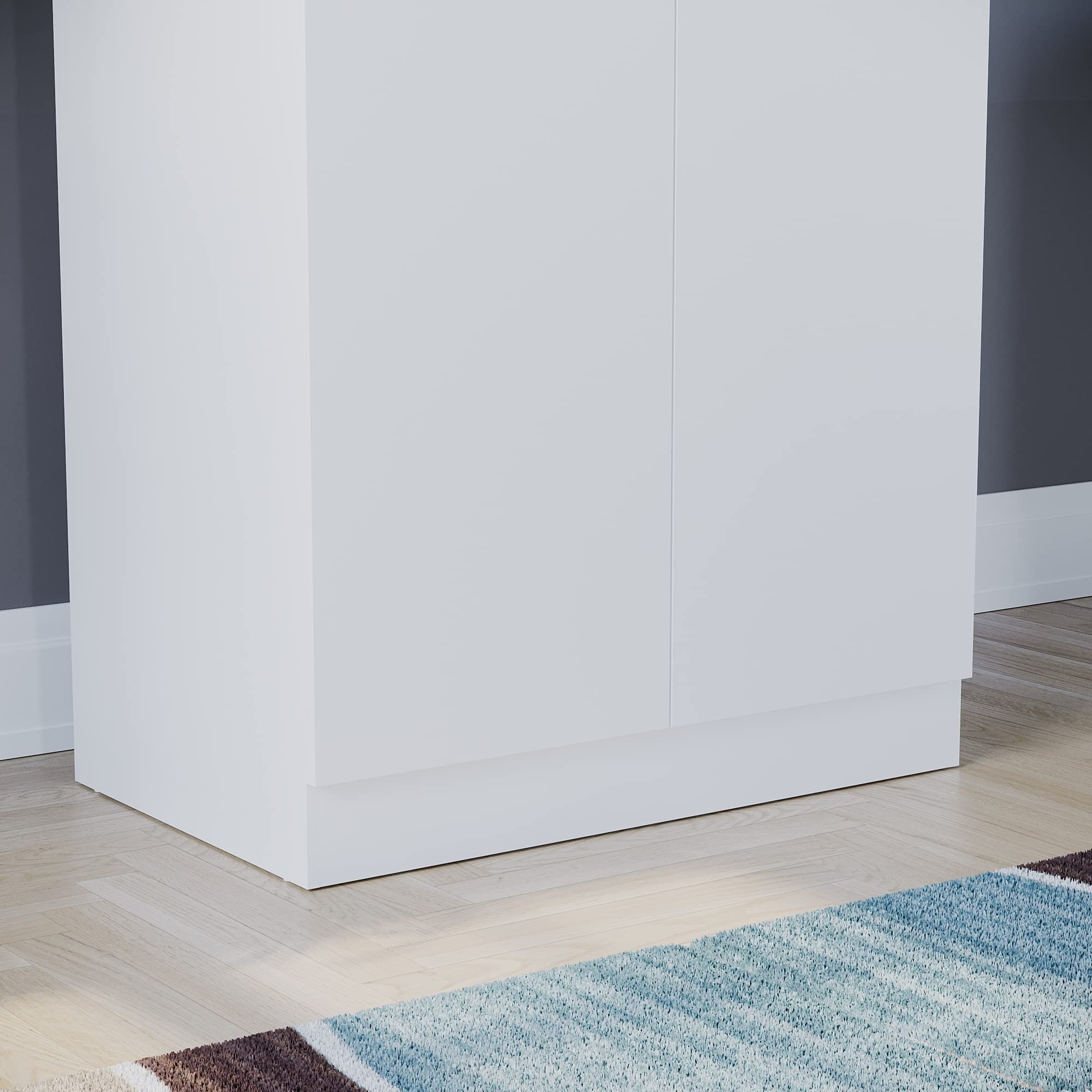 Vida Designs Riano 2 Door Wardrobe - Sturdy MDF/Chipboard Construction | H170 x W76 cm 5