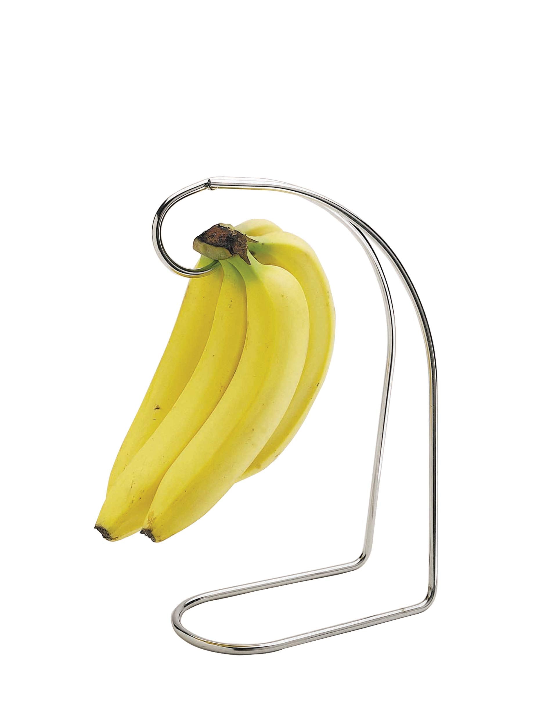 KitchenCraft Banana Holder with Chrome Plated Finish | Metal | 17.5 x 8.5 x 34 cm 1