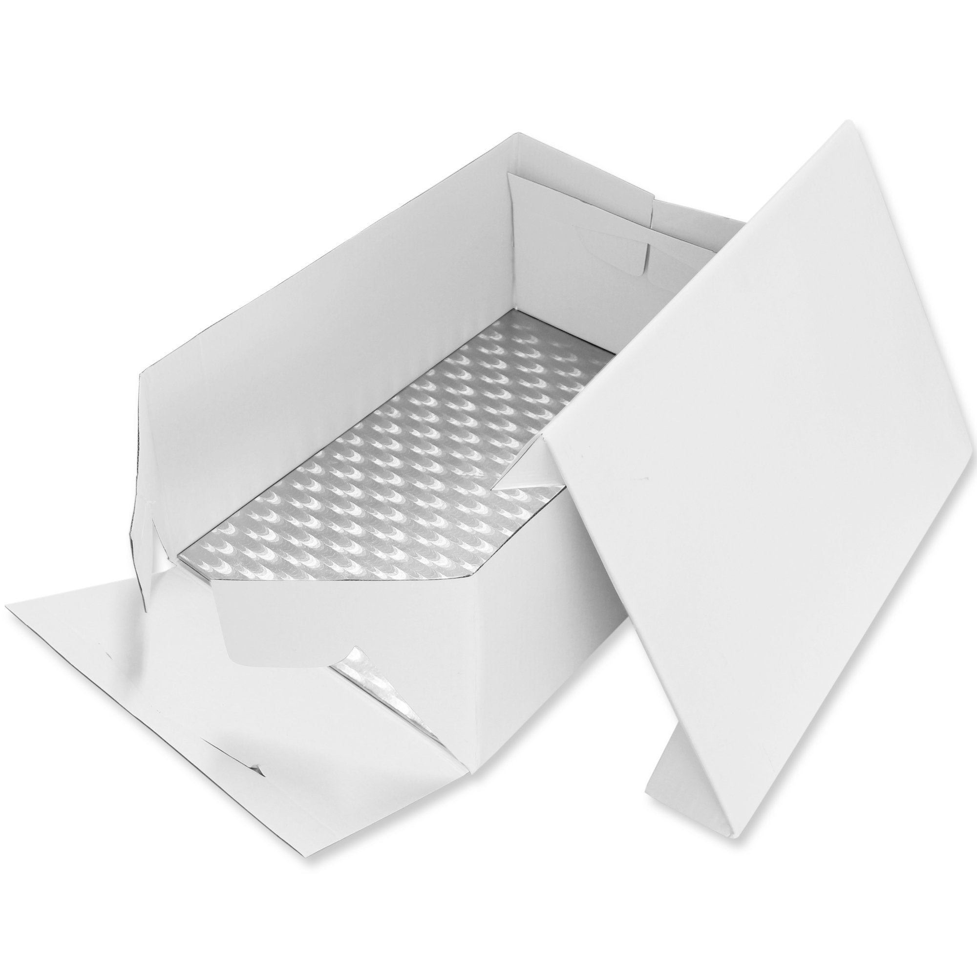 PME Oblong Cake Box and Card Set | 14 x 10-Inch / 35 x 25 cm | White 1