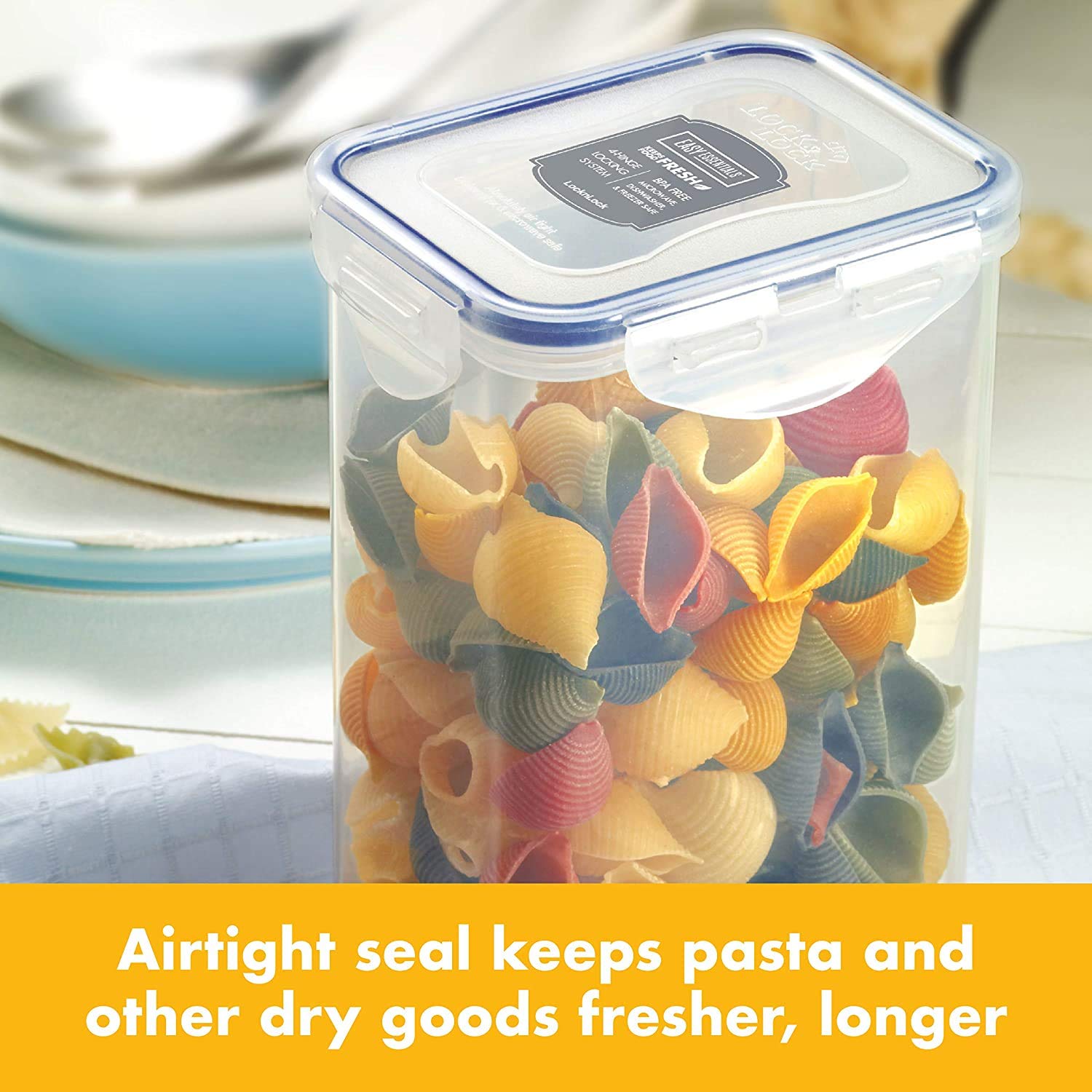 LocknLock HPL809 Rectangular Plastic Food Container - 1.3 L Capacity | Airtight & Leak Proof 4