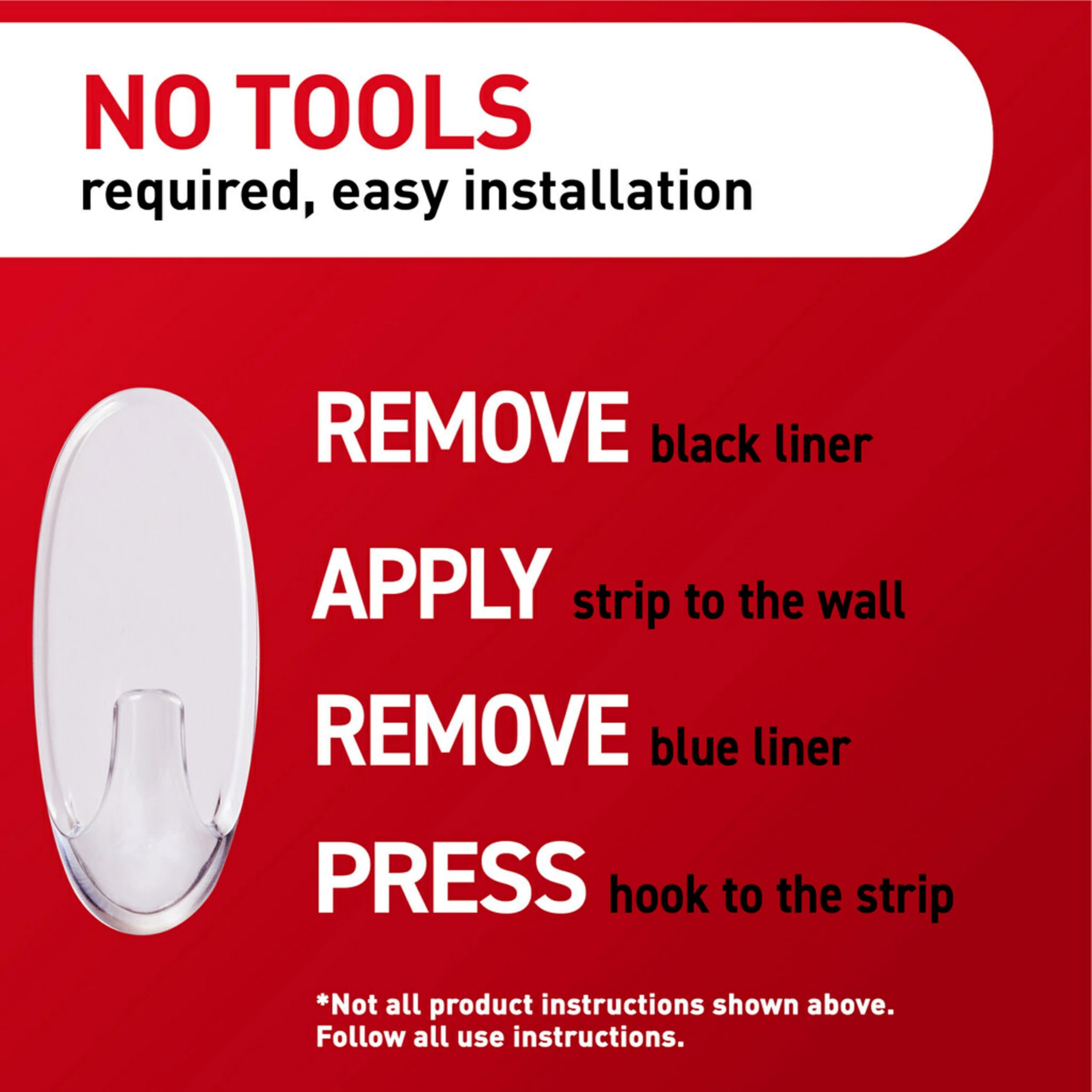 Command Clear Medium Wall Hooks - Damage-Free Hanging | Holds 2 lbs | 7 Hooks & 12 Strips 9