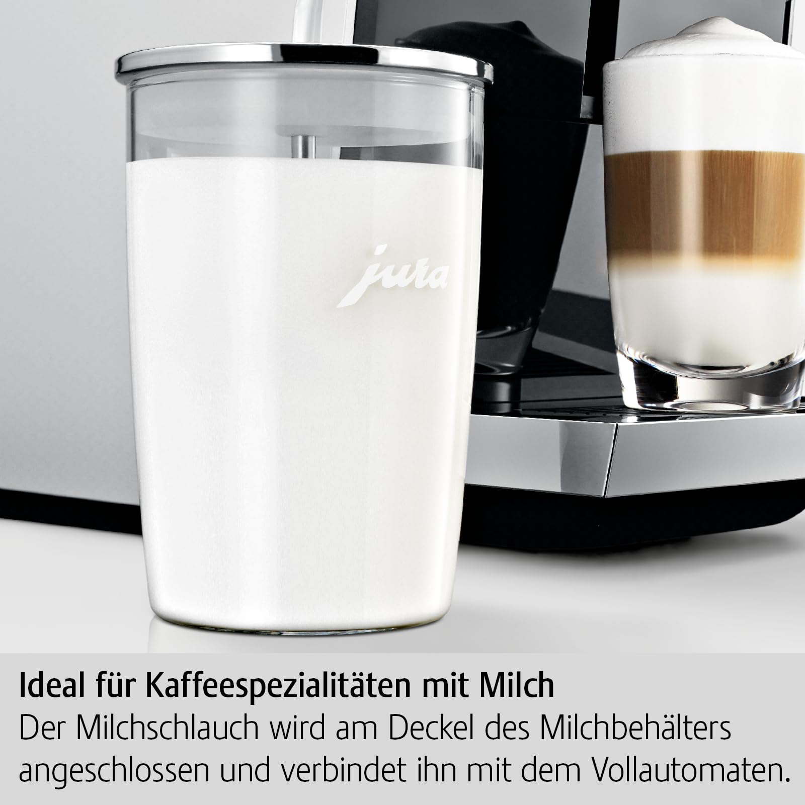 Jura 72570 Glass Milk Container - 0.5L Capacity | Dishwasher Safe | Transparent 4