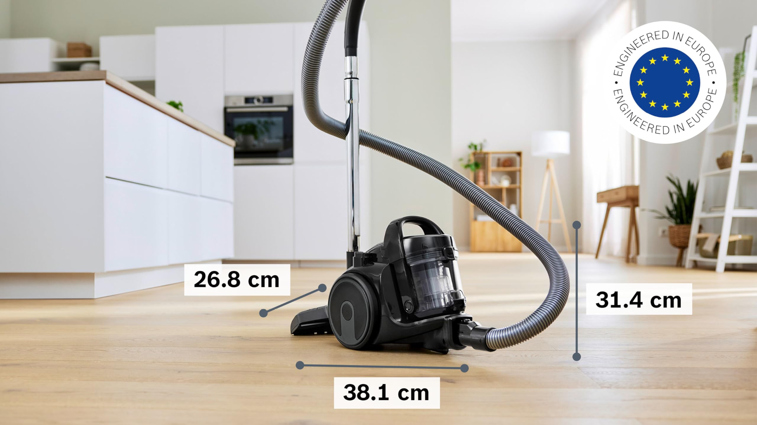 Bosch Series 2 BGS05BA2GB Bagless Cylinder Vacuum Cleaner - 700W Power | 1.5L Capacity | Lightweight 6.4kg 9