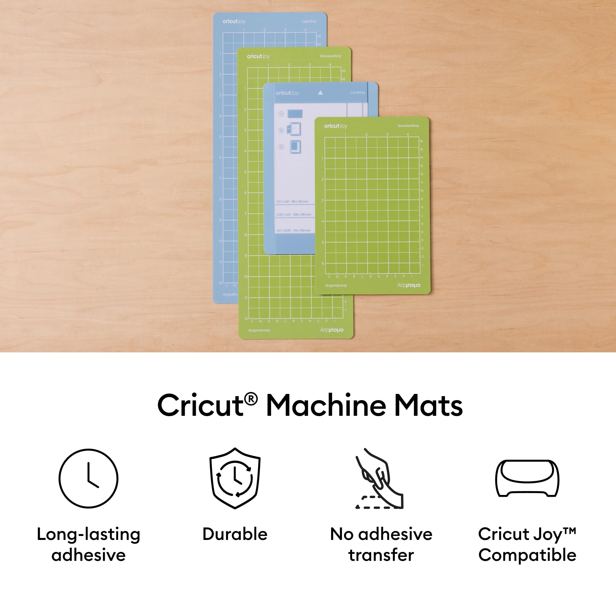 Cricut StandardGrip Mat - 5 Pack, 4.5x12 in Reusable Adhesive for Vinyl & Cardstock 3