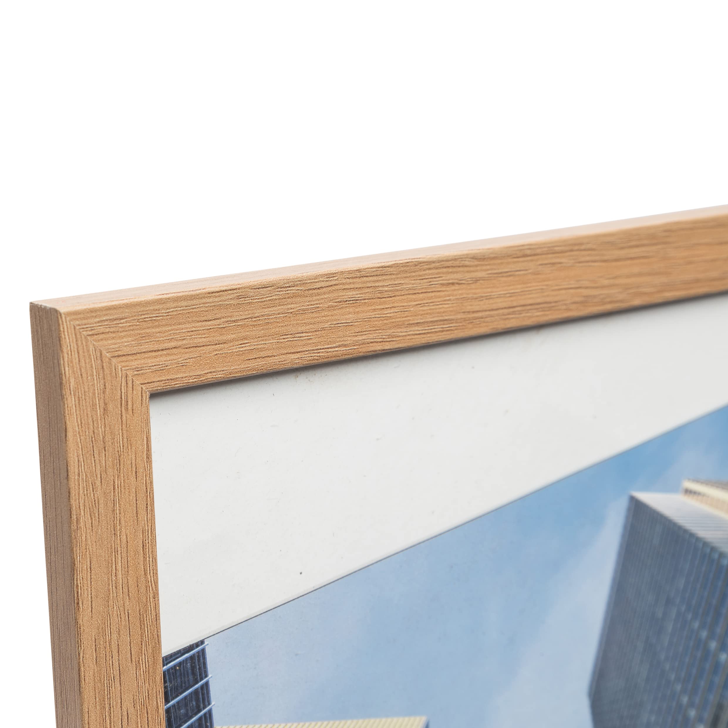 Hampton Frames Square Poster Frame 30x30cm Oak Effect | Lightweight Plexi Front | Pack of 1 3