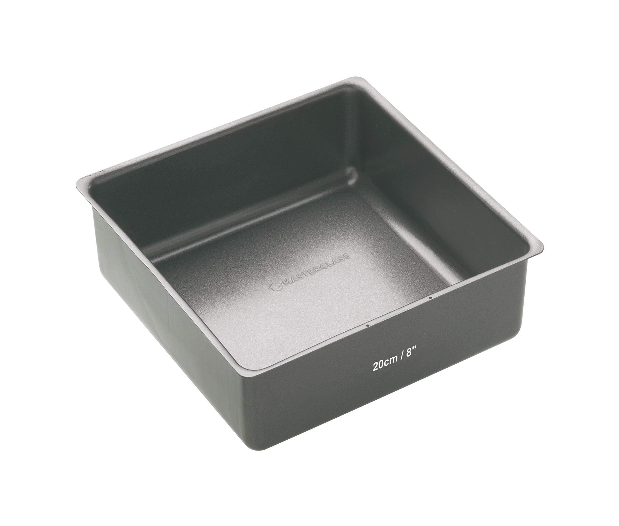 MasterClass Deep Square Cake Tin - 20 cm (8 inch) | Non-Stick Loose Bottom | Carbon Steel 1