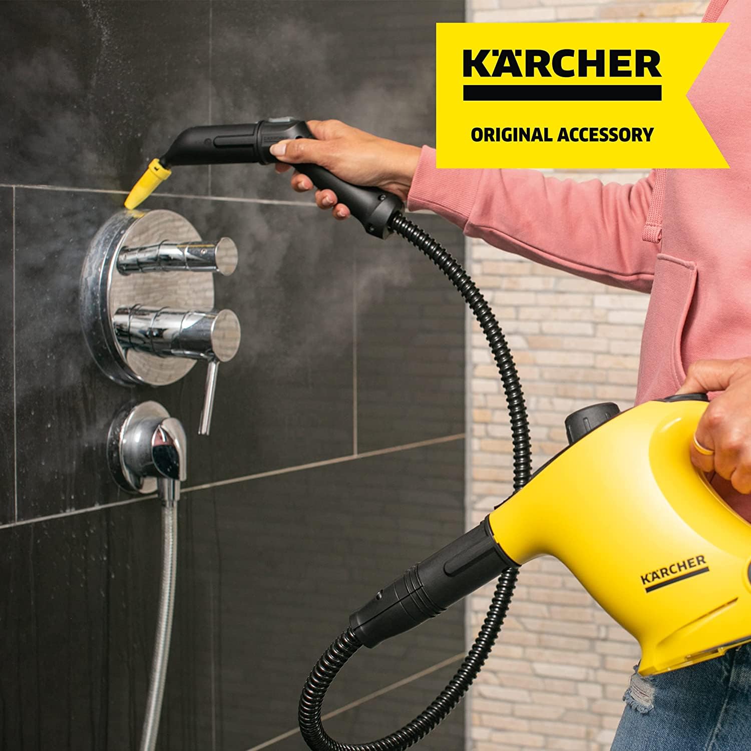 Kärcher Power Nozzle Set 2.863-263.0 - Edge Cleaning | Compatible with Kärcher Steam Cleaners 3