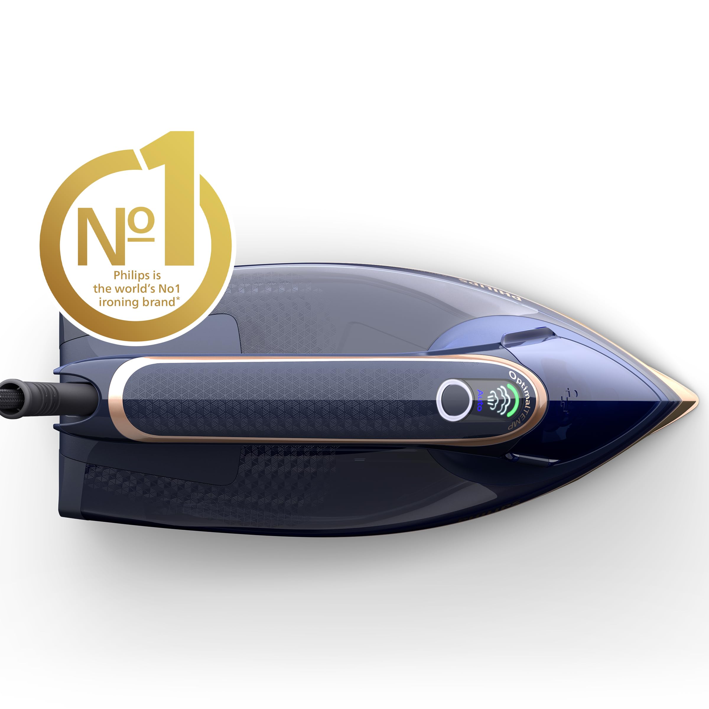 Philips Azur 8000 Steam Iron - 3000W Power, 260g Steam Boost, 85g/min Continuous Steam 2