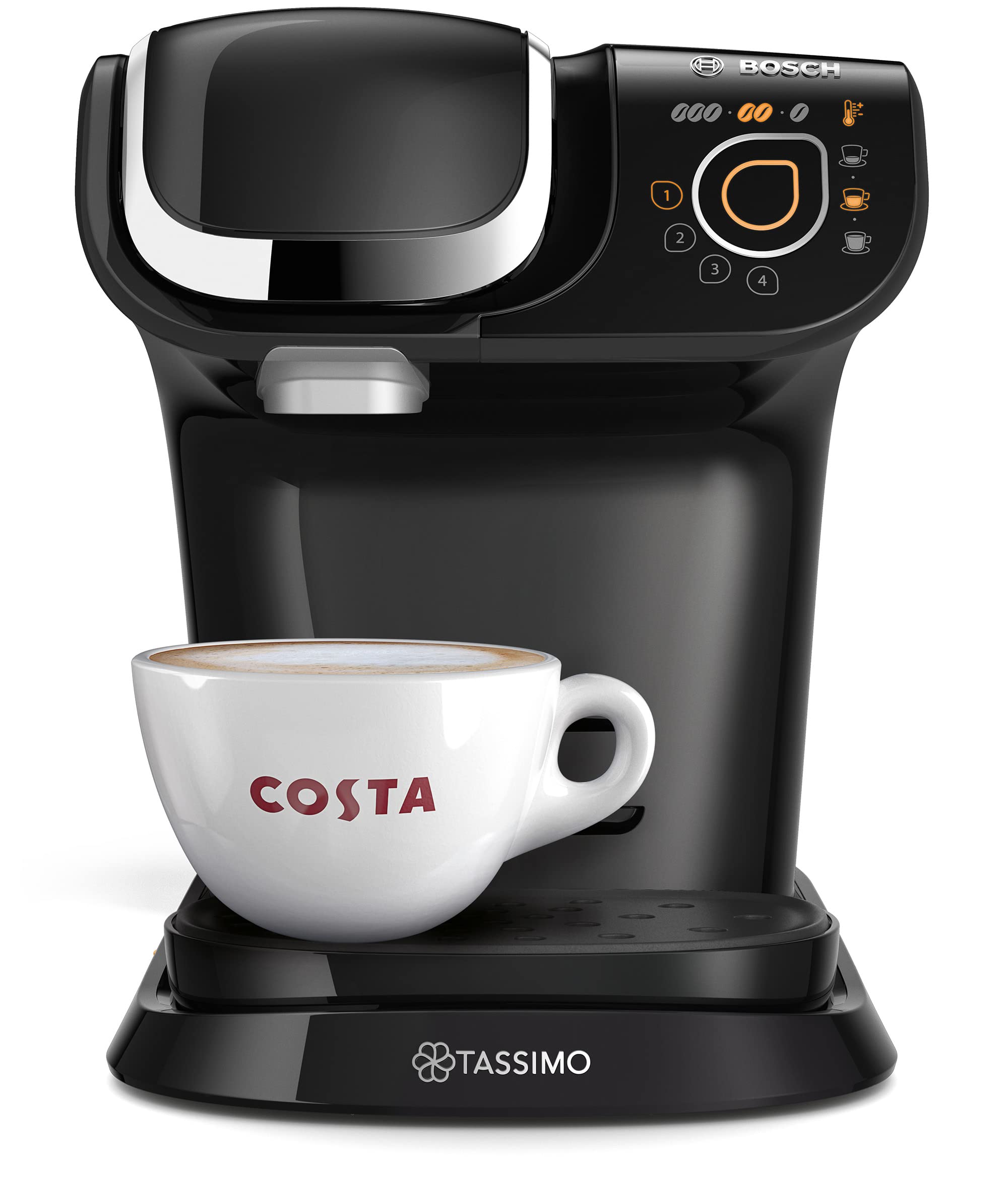 Tassimo by Bosch My Way 2 TAS6502GB Single Serve Coffee Machine - 1500W, 1.3L Tank, Black