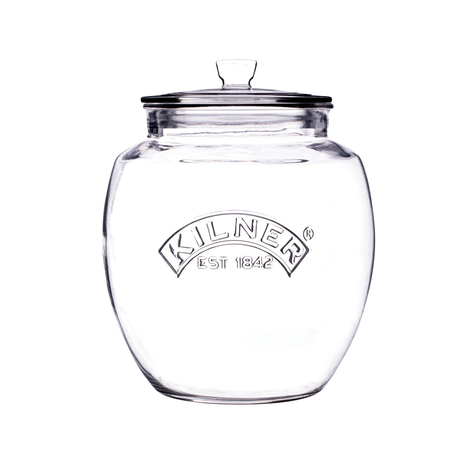 Kilner Universal Jar 2 Litre Glass Food Container with Push-Top Silicone Lid 1