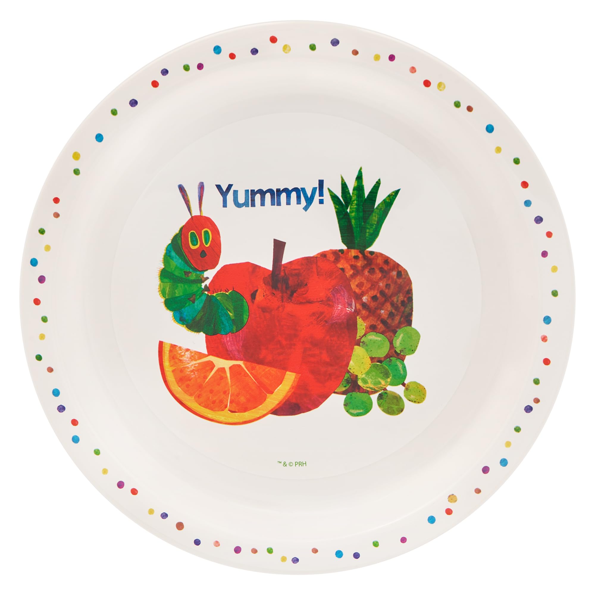 Very Hungry Caterpillar 3 Piece Children's Dinnerware Set | Microwave & Dishwasher Safe PP 5