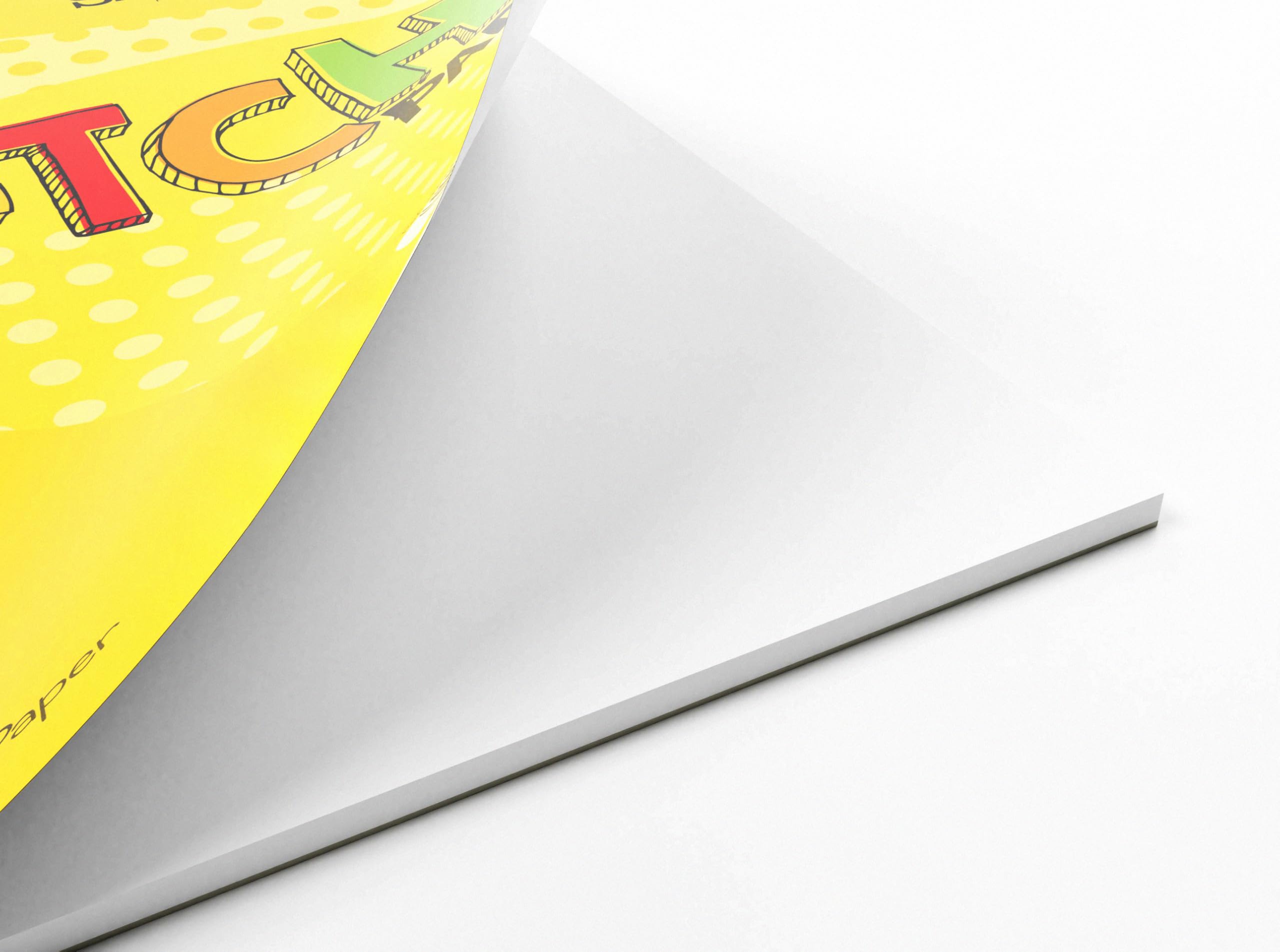 Silvine A4 Sketch Pad - 20 Sheets 100gsm Smooth White Cartridge Paper | Glue Bound 4