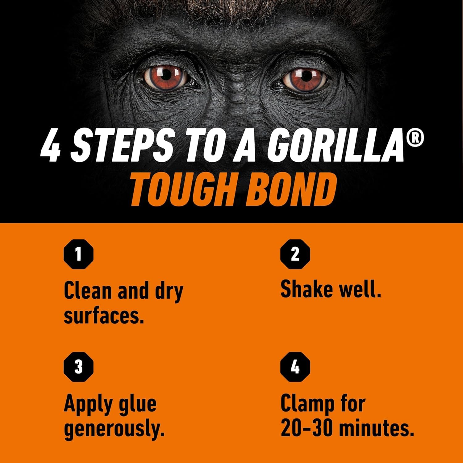 Gorilla Wood Glue - 532ml | D3 Water Resistant | 20-30 Min Grip Time 8