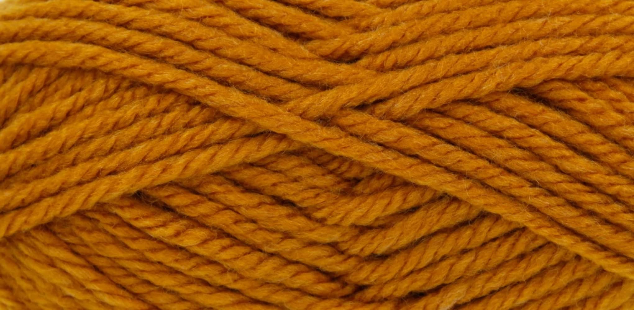 King Cole Big Value Super Chunky Yarn - Mustard Yellow | 100g | 81M 6