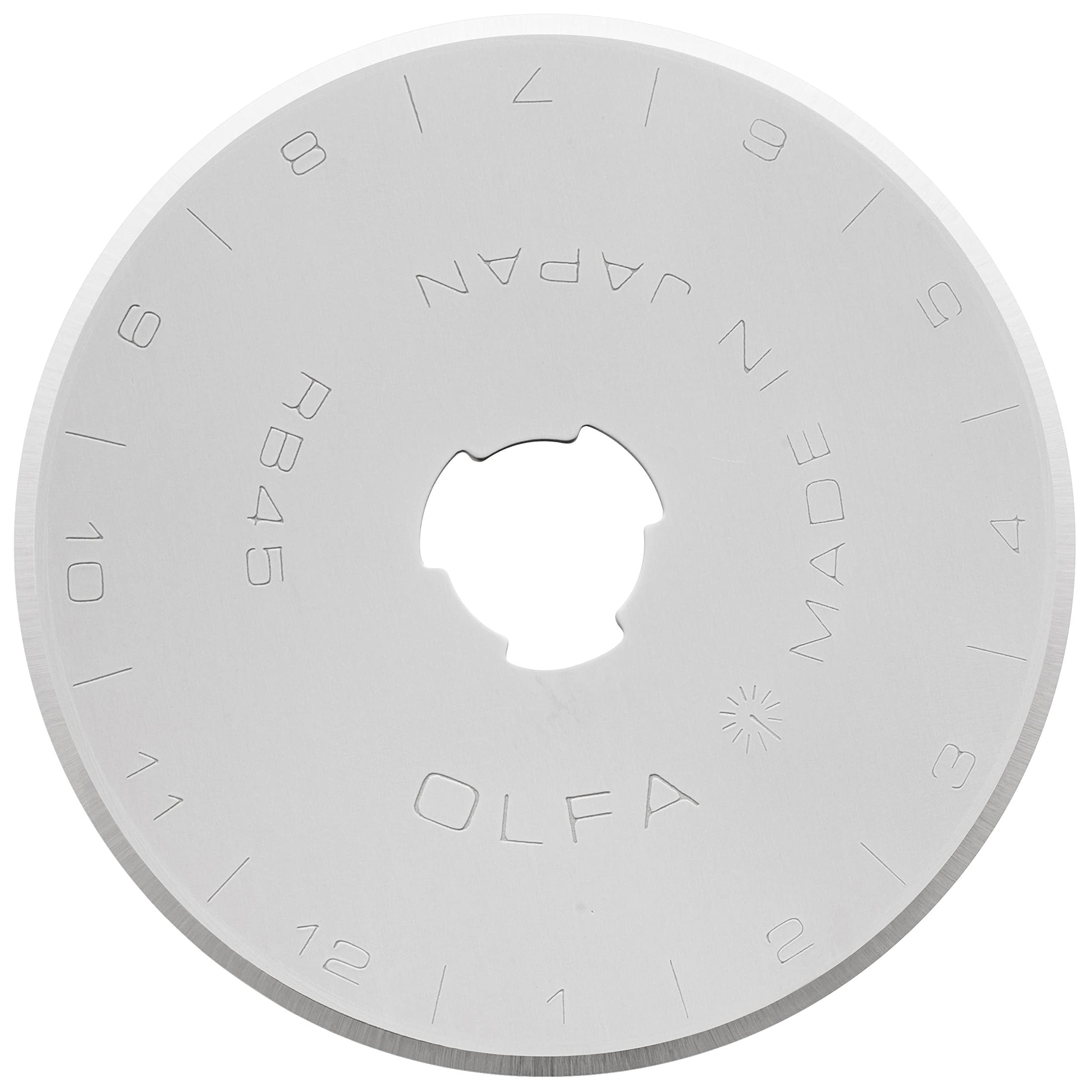 Olfa 45mm Rotary Cutter Blade Refills - Pack of 2 | Alloy Steel | Fits All 45mm Cutters 2