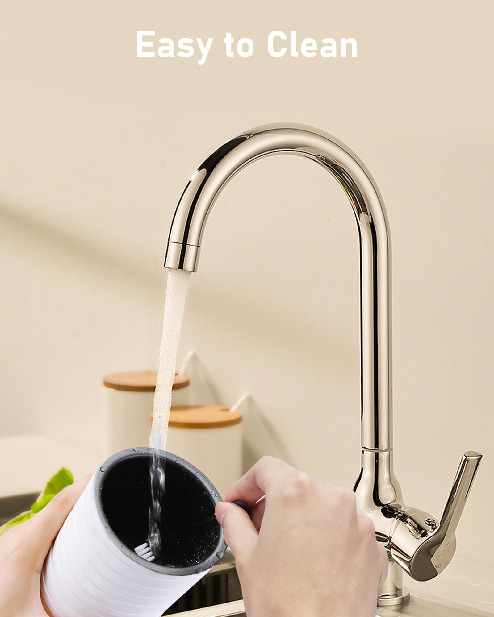 morpilot Automatic Milk Frother - 4 in 1 Hot/Cold Frothing | 400W Quiet Operation | Stainless Steel 7